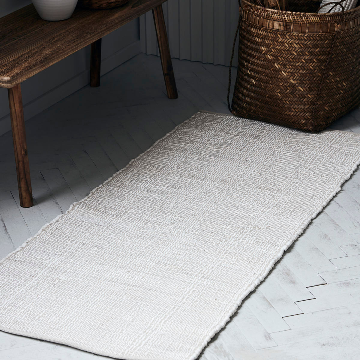 House Doctor Rug, HDChindi, White