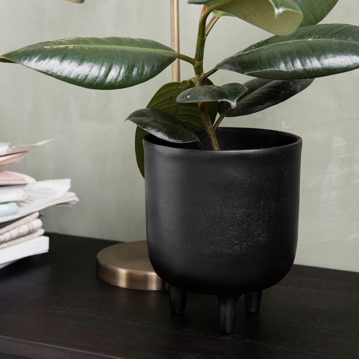 House Doctor Planter, HDJang, Black oxidized