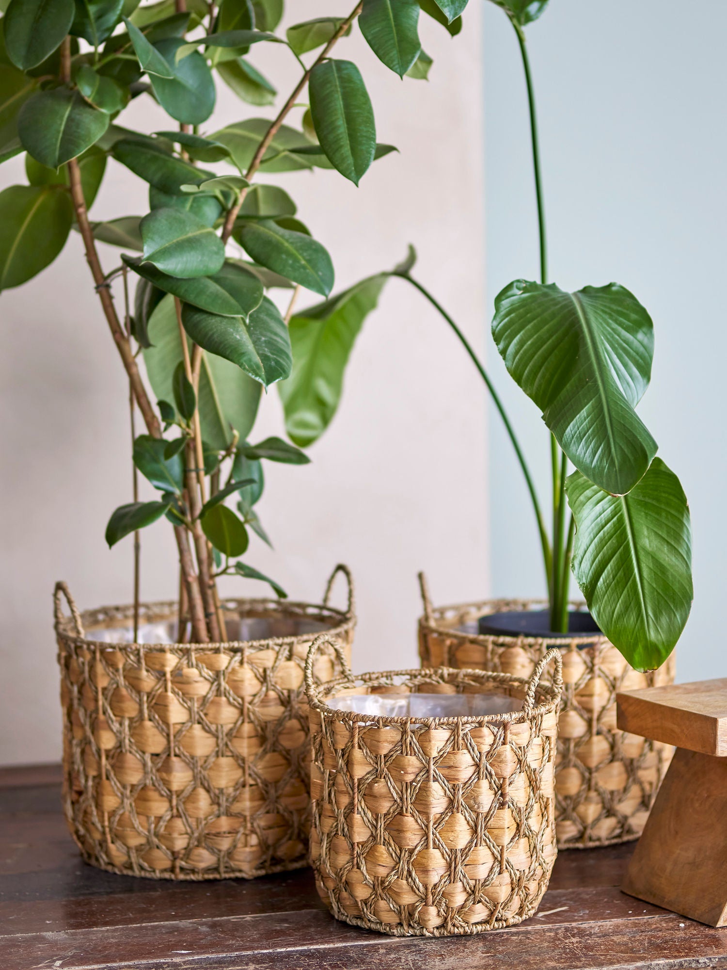 Kreativ samling Joleen Basket, Natur, Water Hyacinth