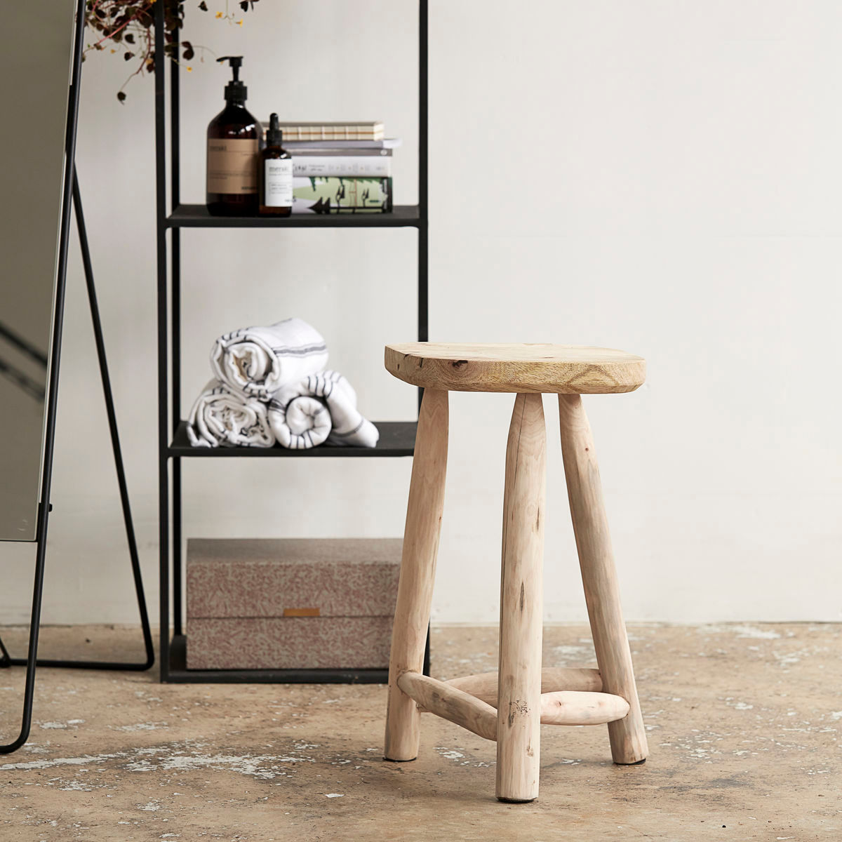 Tabouret de docteur de maison, hdpure, nature