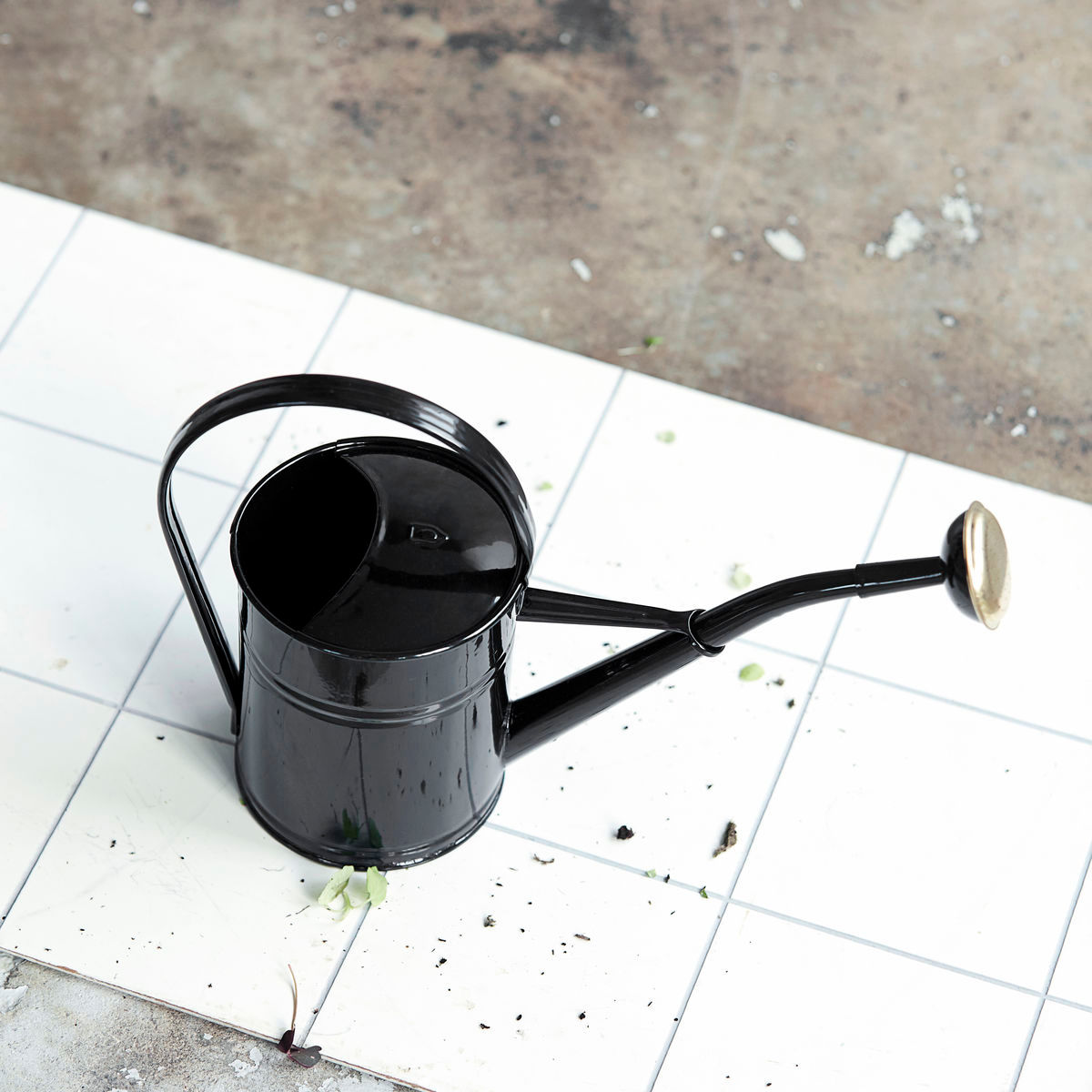 House Doctor Watering Can, Hd Wan, Black