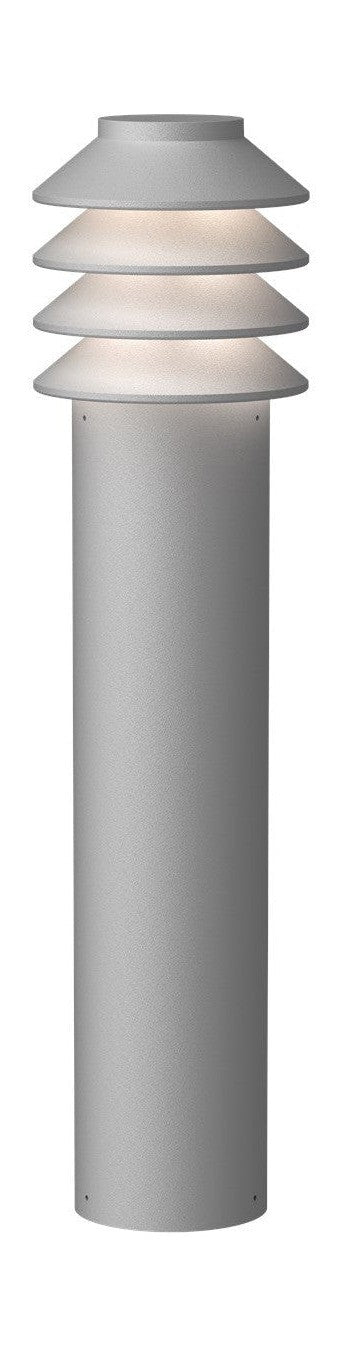 LOUIS POULSEN BOBED GARDE BOLLET LED 2700 K 14 W GEGENSCHAFT mit Adapter lang, Aluminium, Aluminium