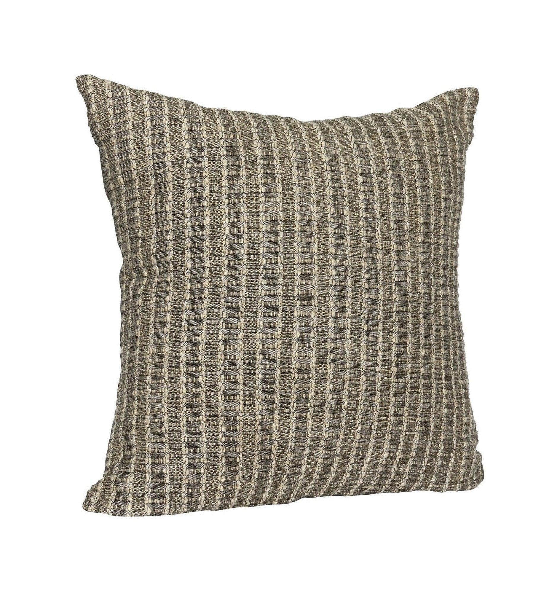 Coussin Hübsch Ori, Olive/Beige 