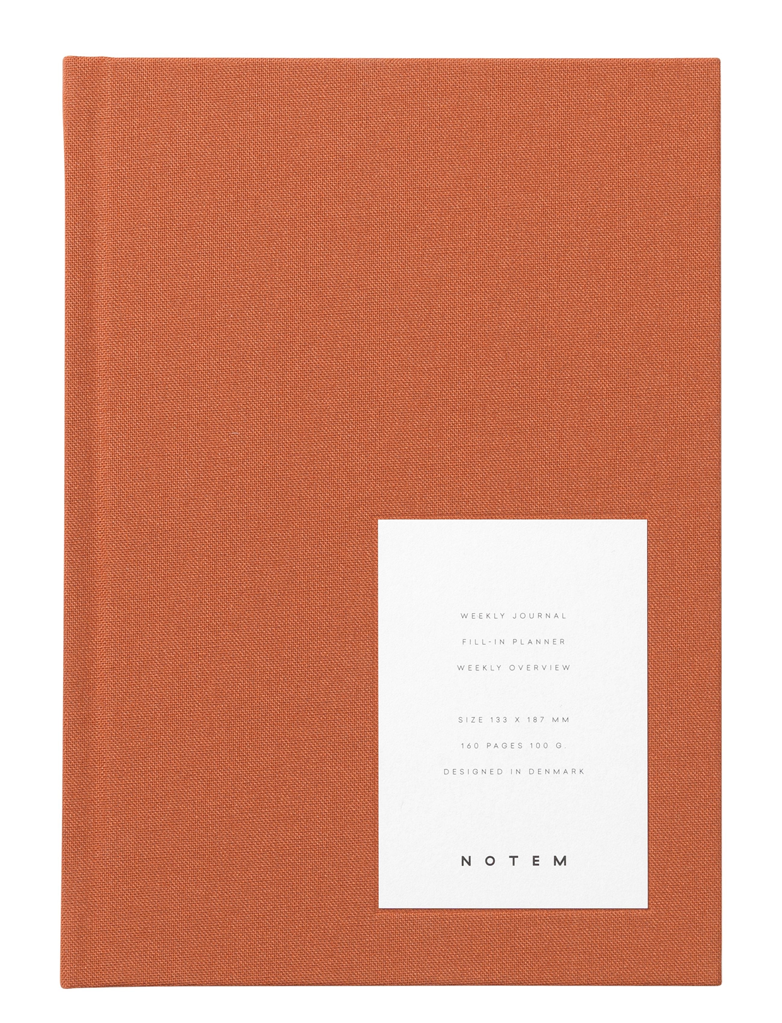 Notem Studio även Weekly Journal Medium, Sienna tyg