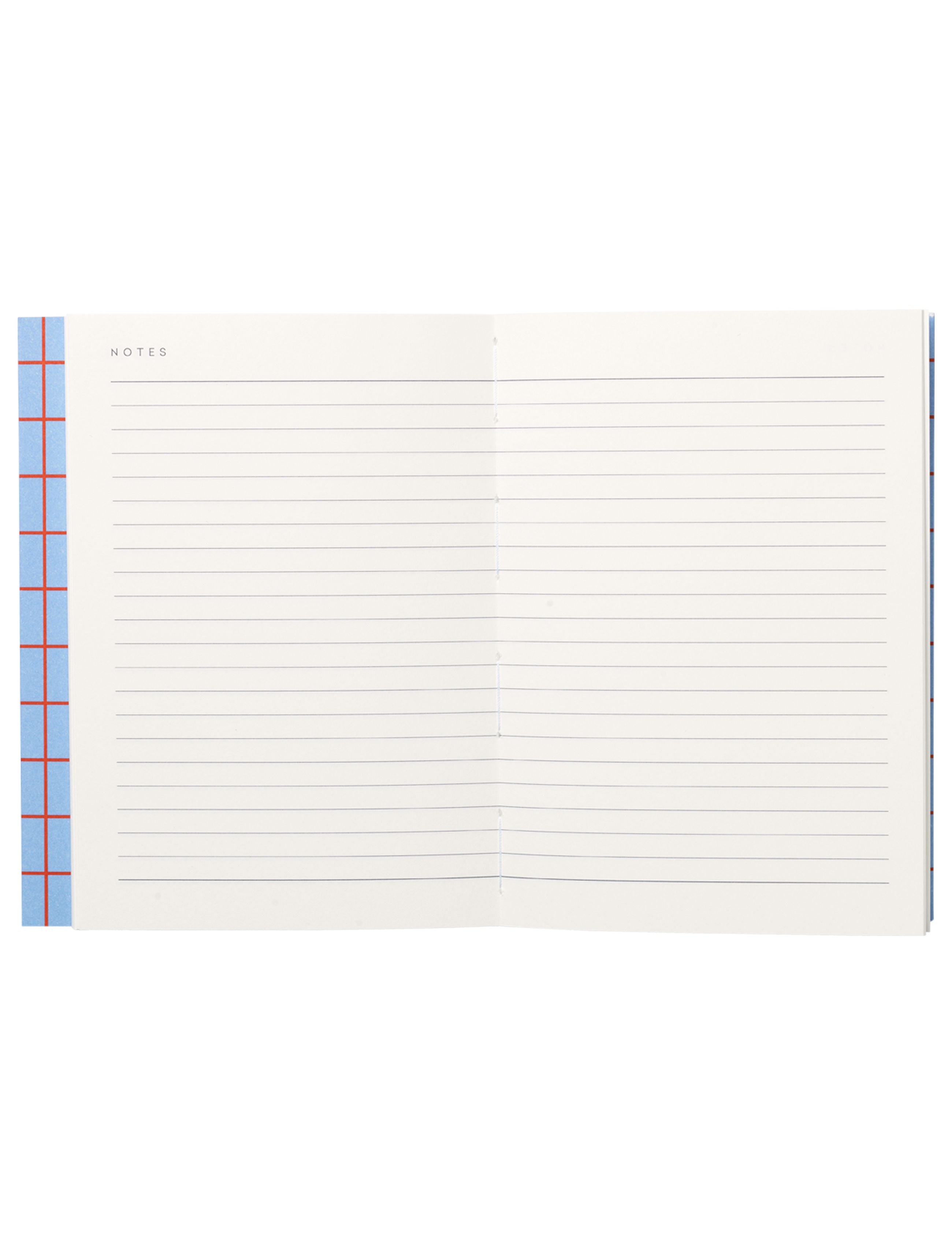 Notem Studio Uma Flat Lay Paper Notebook klein, hellblau