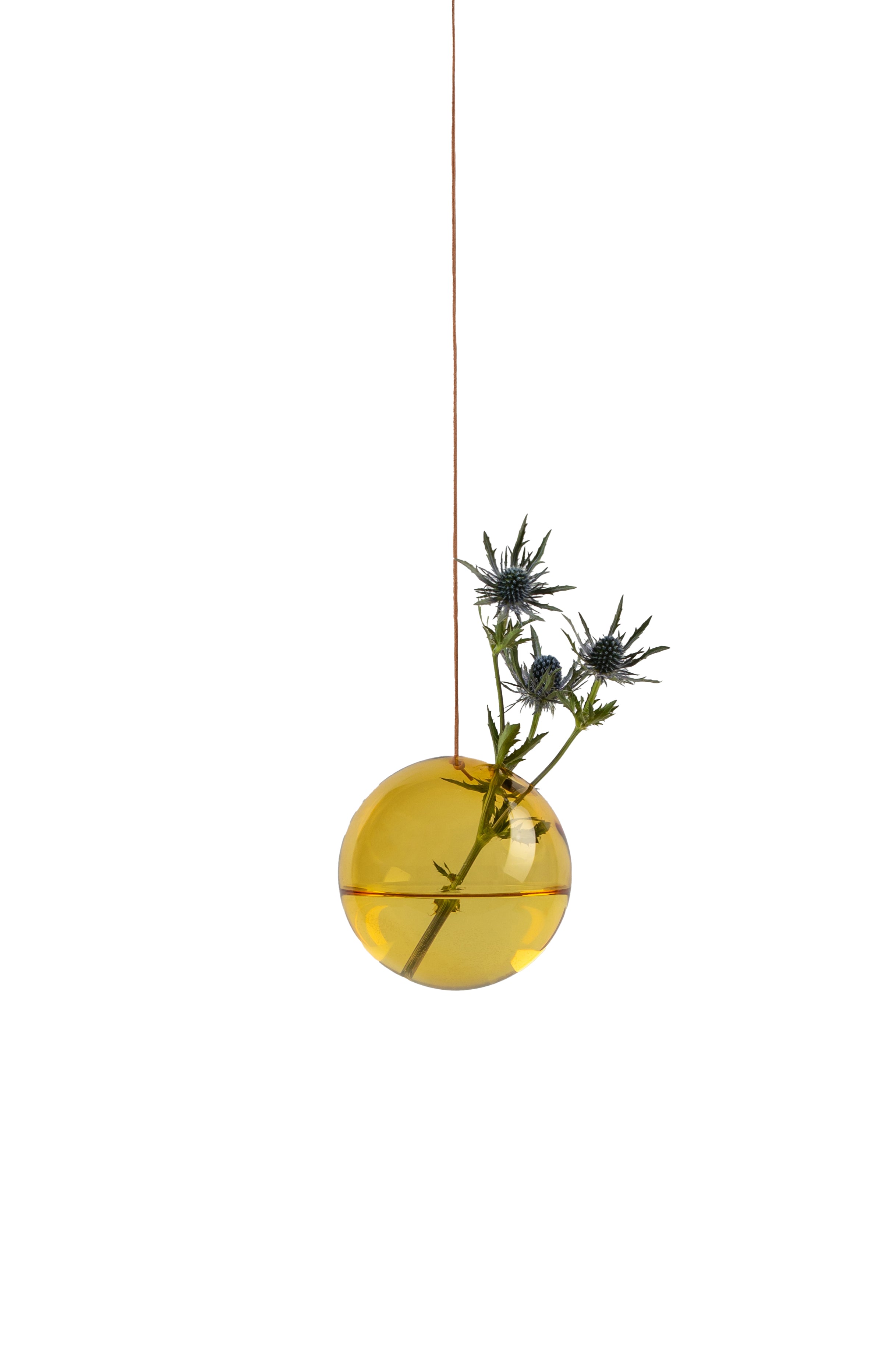 Studio über hängende Blumenblasen Vase Medium, gelb