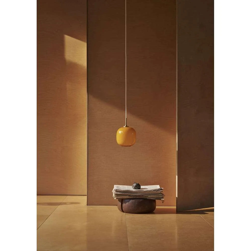 Louis Poulsen Vl45 Radiohus Pendant E14 ø175, Glossy Amber