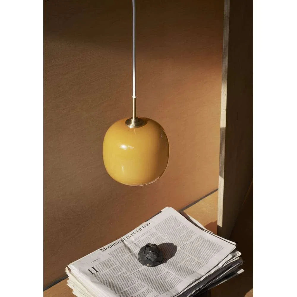 Louis Poulsen Vl45 Radiohus Pendant E14 ø175, Glossy Amber