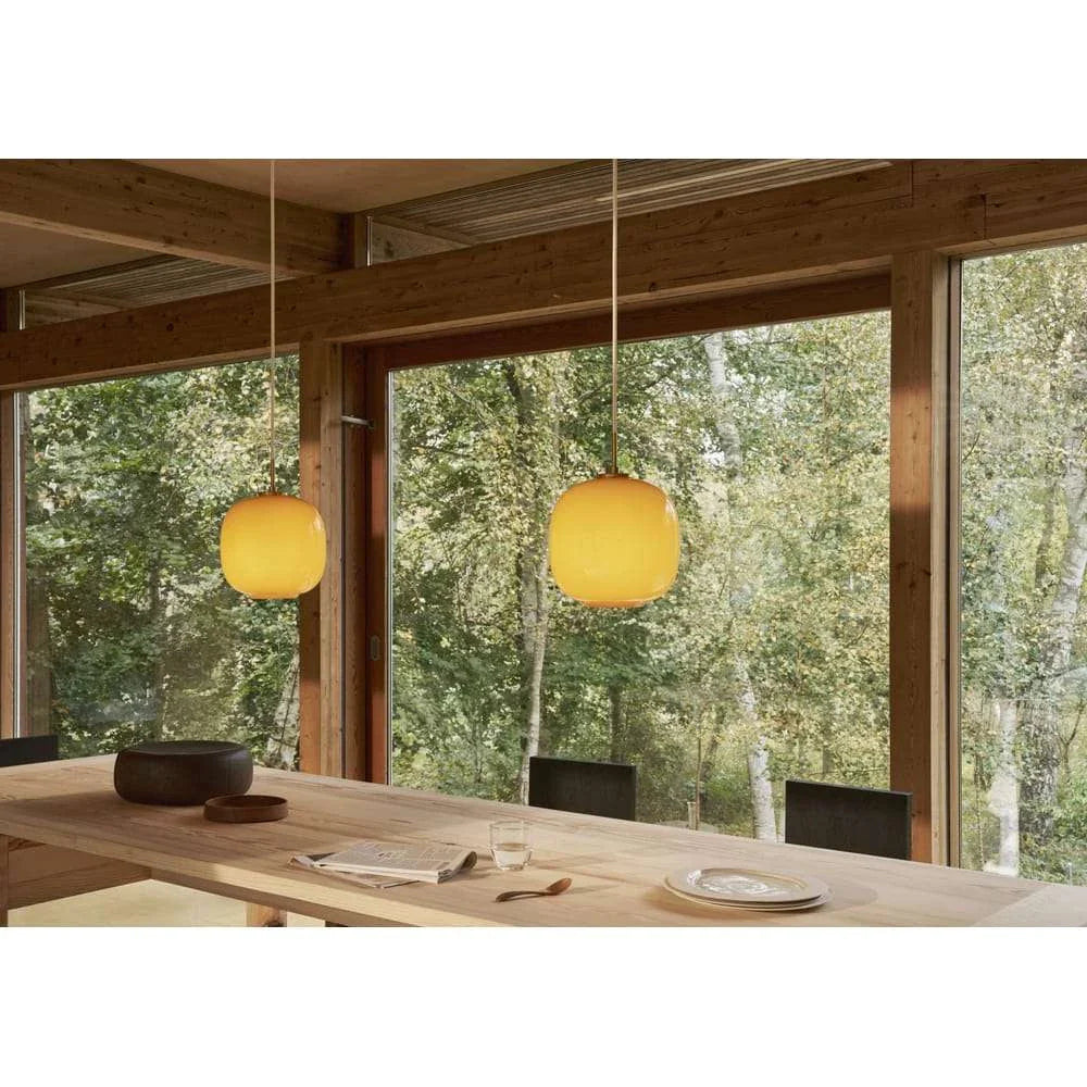 Louis Poulsen Vl45 Radiohus Pendant E27 ø250, Glossy Amber