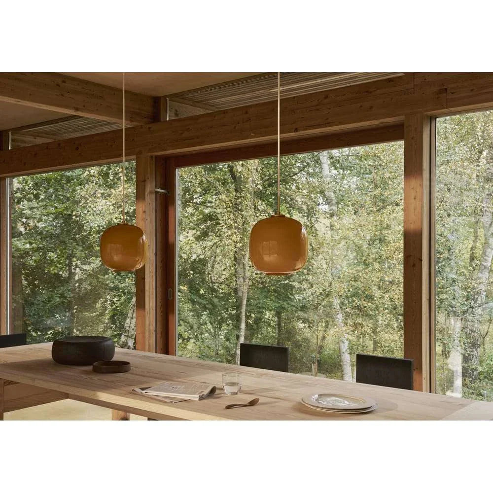 Louis Poulsen Vl45 Radiohus Pendant E27 ø250, Glossy Amber