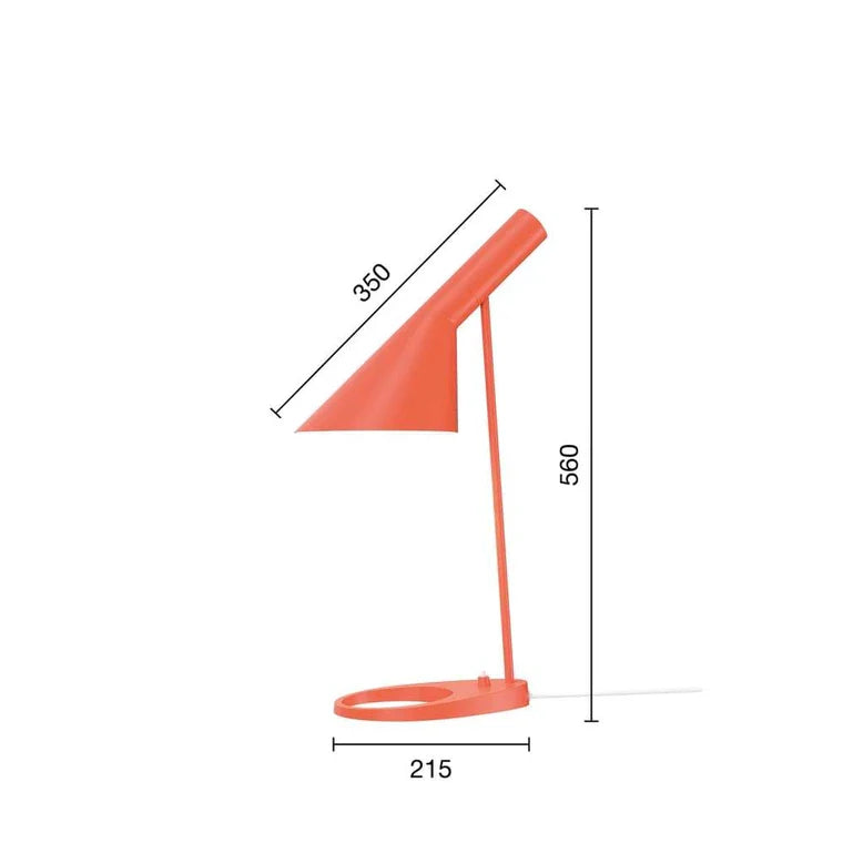 Louis Poulsen AJ Tischlampe V3, Eletric Orange