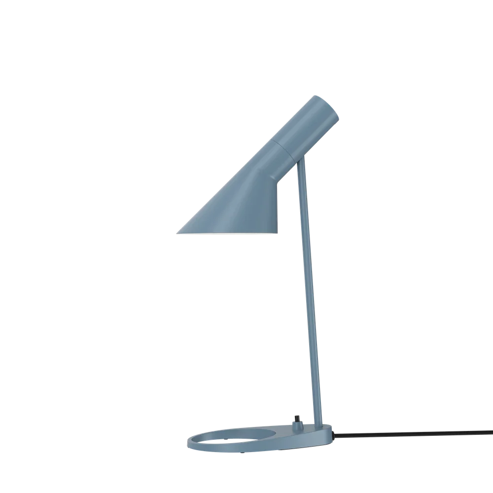 Lampe de table Louis Poulsen AJ Mini, Bleu Poussiéreux 