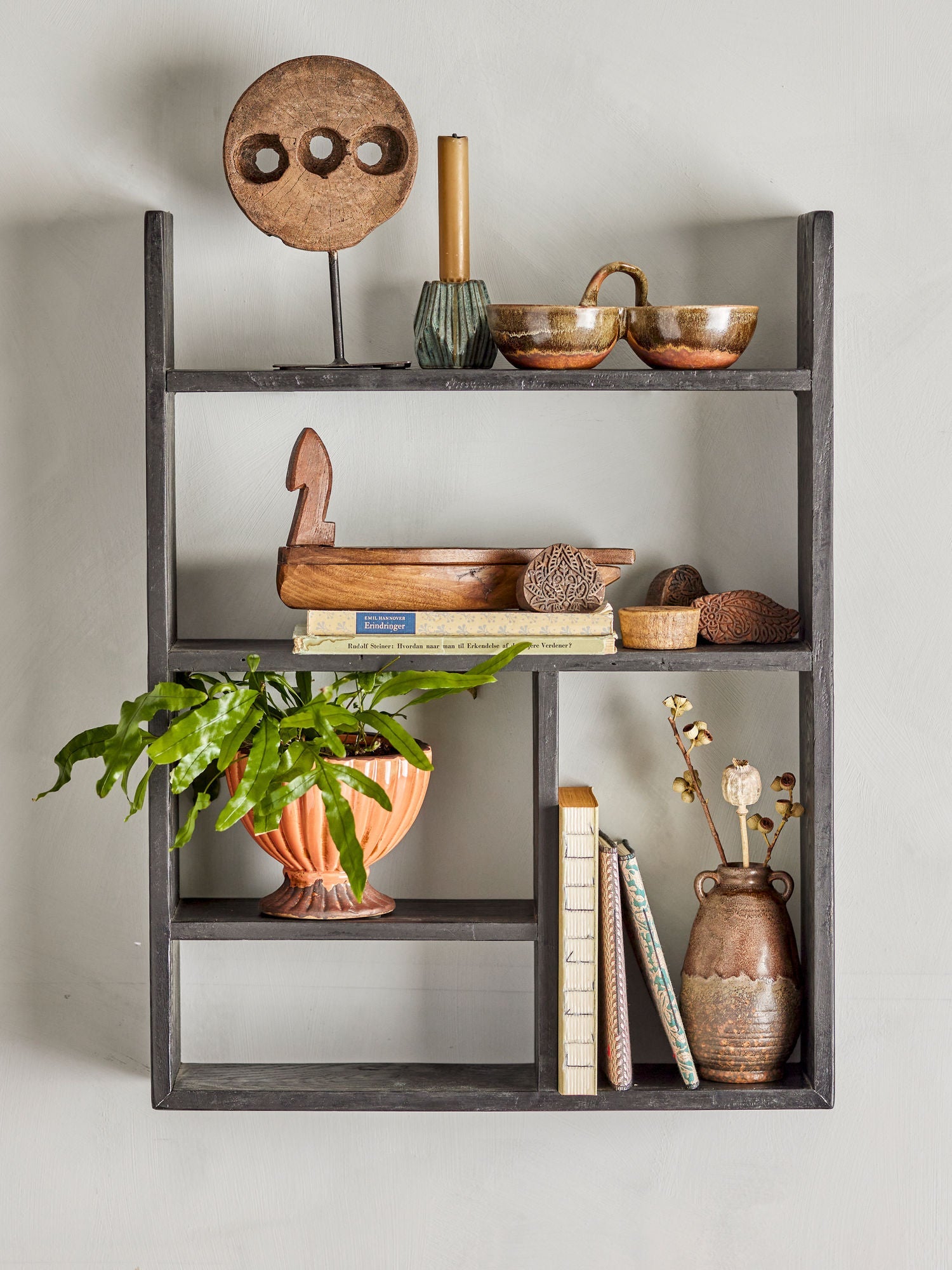 Kreative Kollektion Jennie Shelf, Brown, zurückgewonnenes Kiefernholz