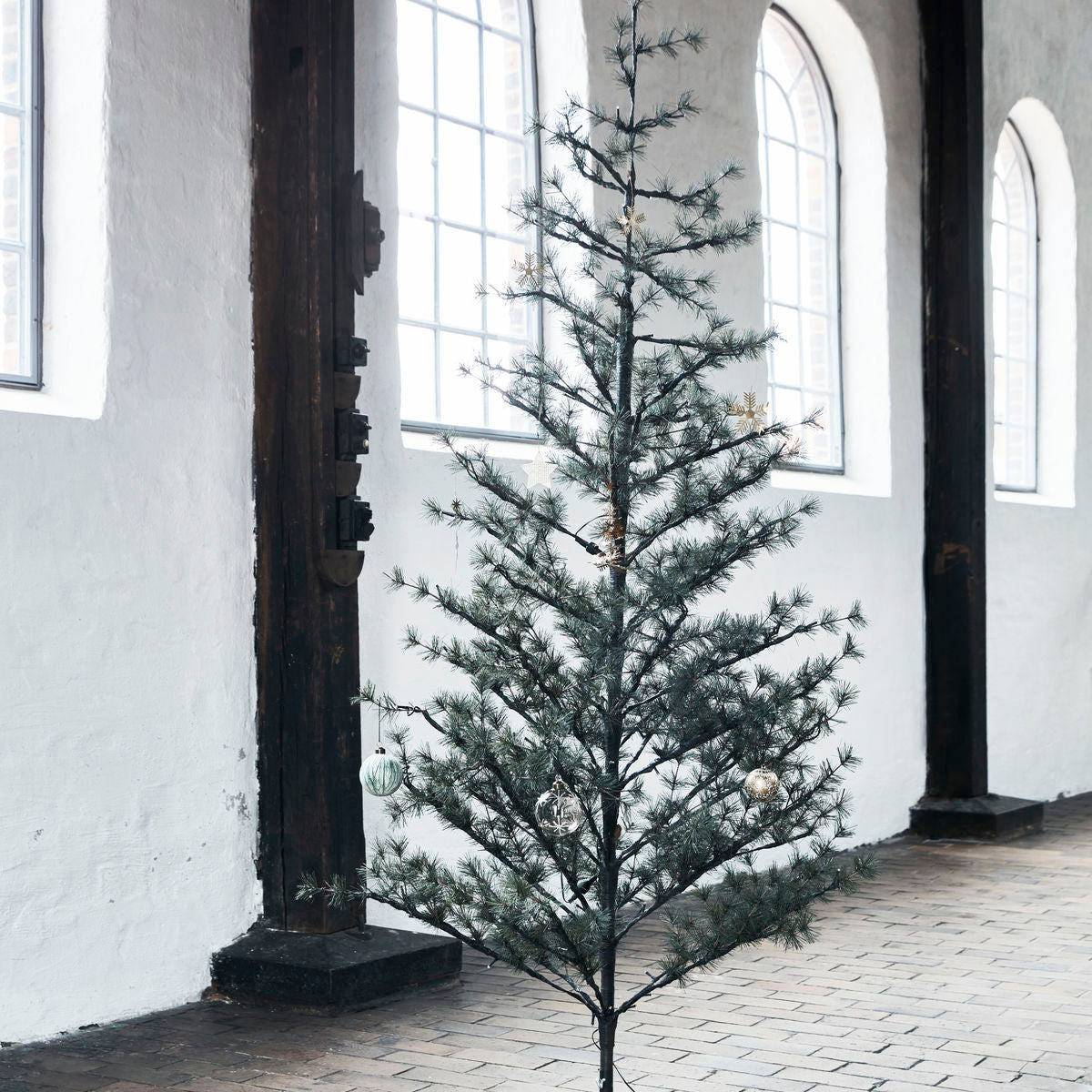 Casa Doctor Árbol de Navidad w. LED, HDPIN, Naturaleza