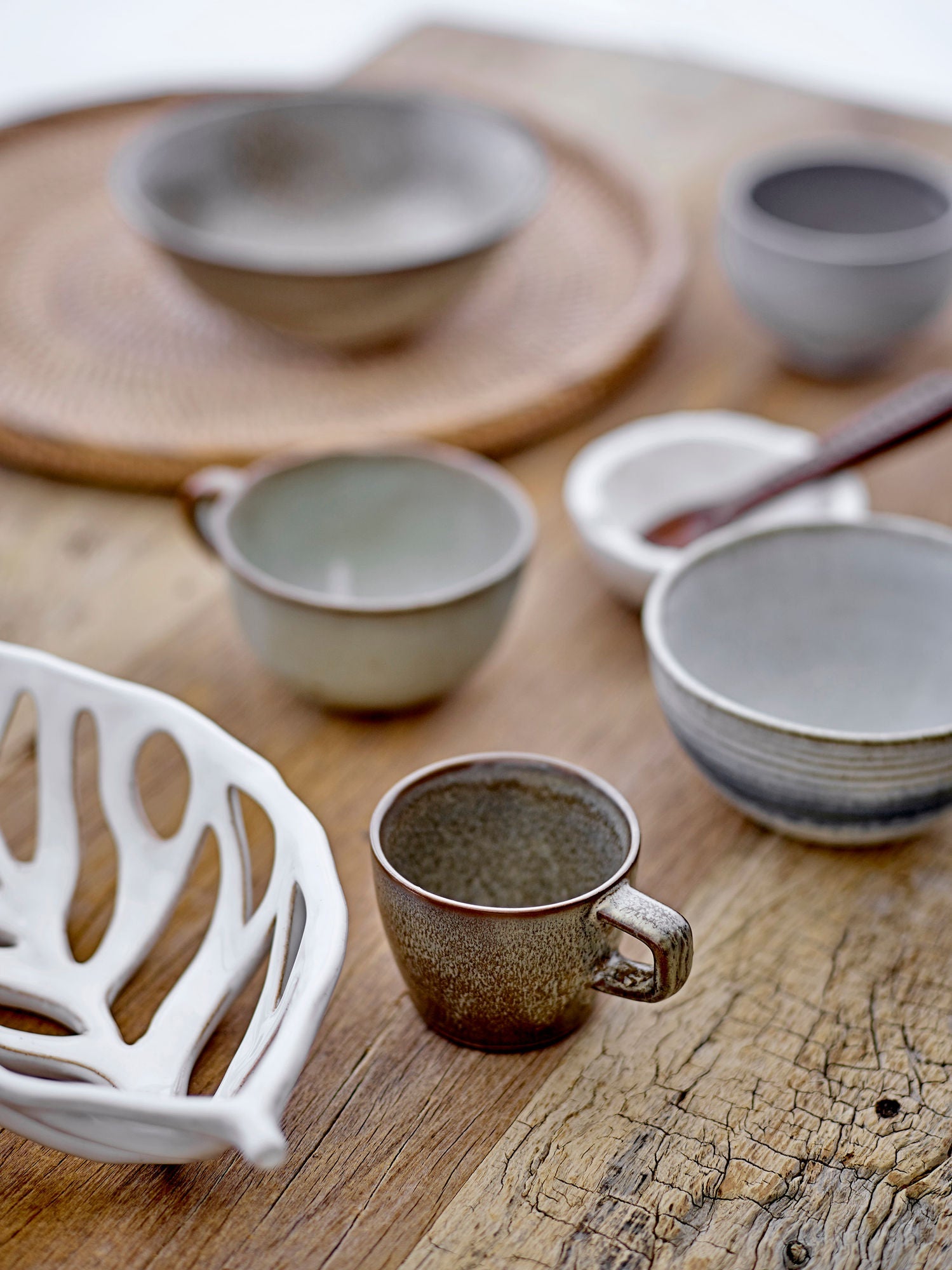 Mesa de café Bloomingville Riber, Naturaleza, madera recuperada