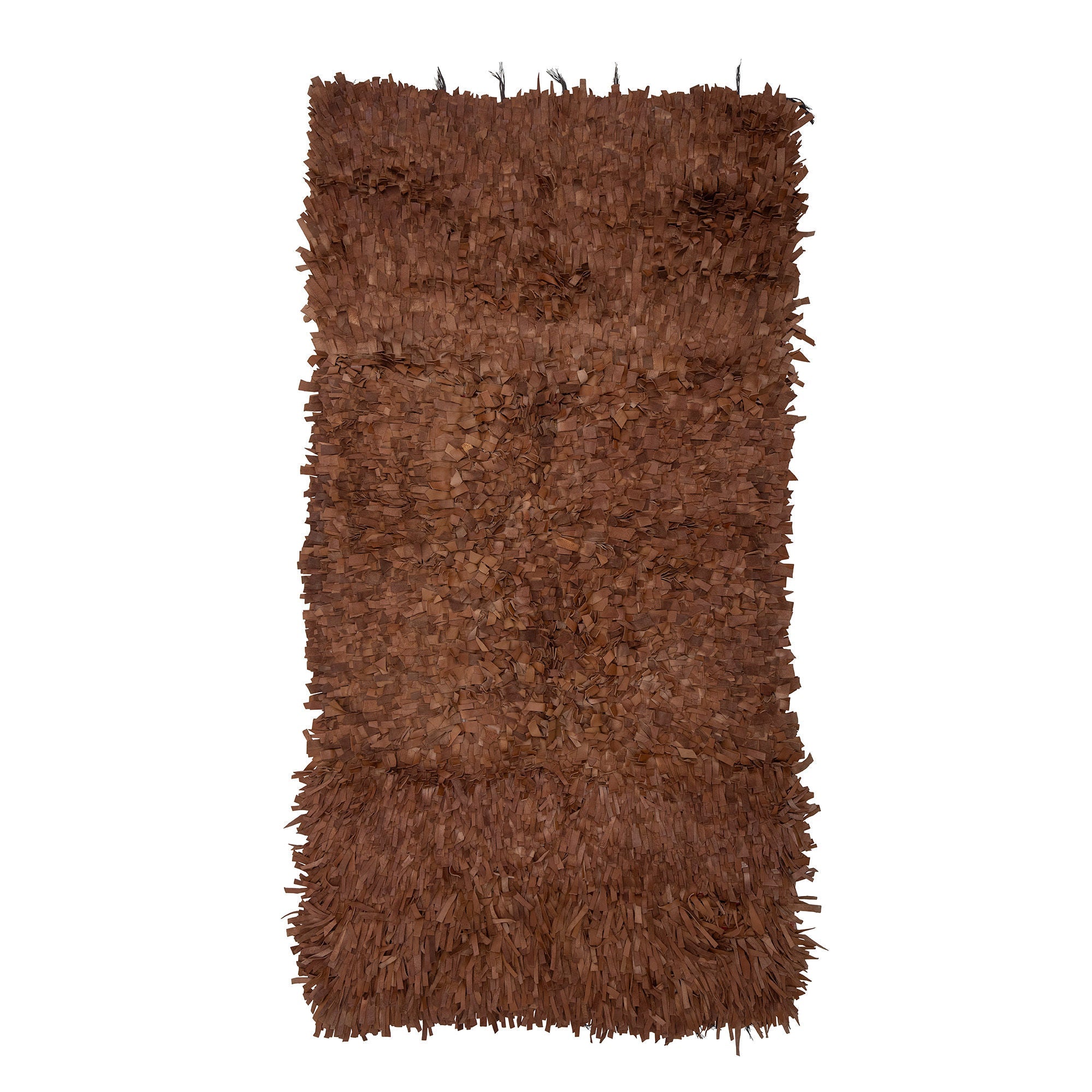 Bloomingville Serah Rug, marrom, couro