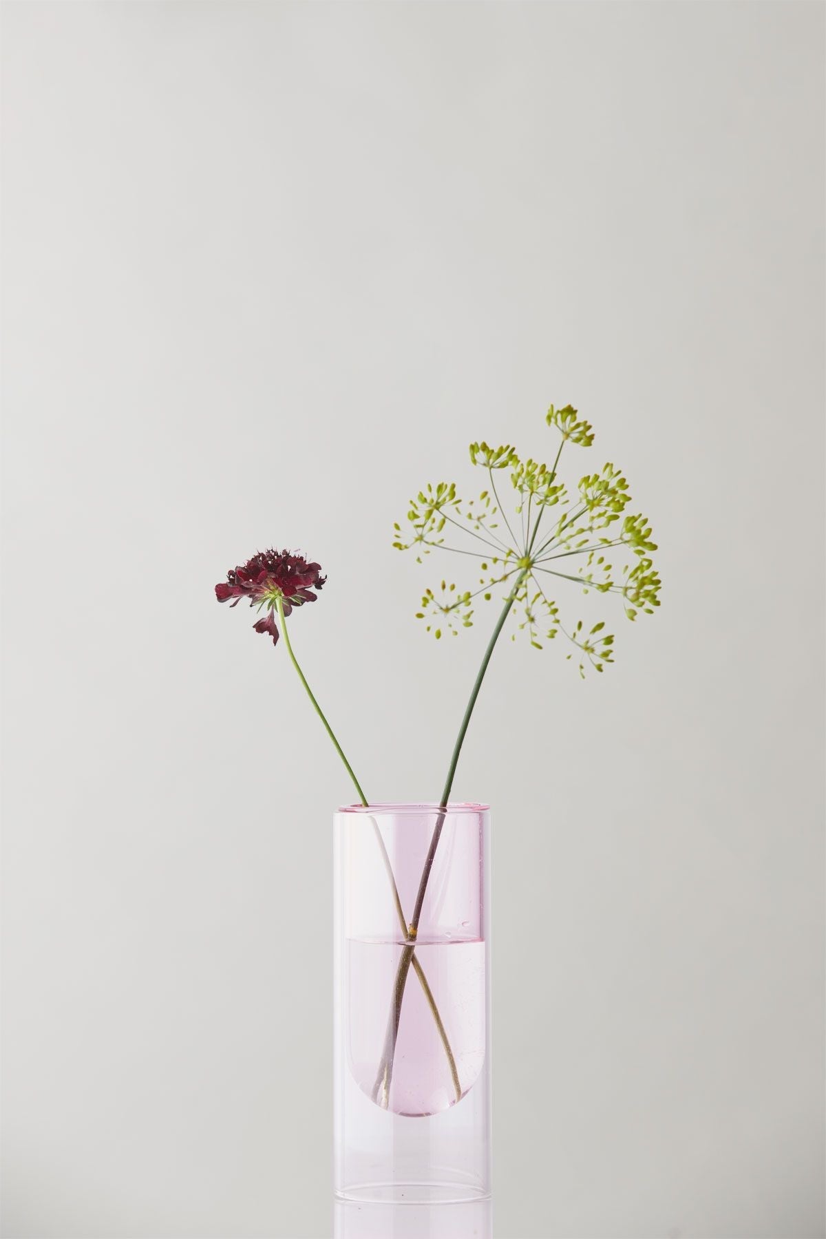 Studio om blomsterrørvase 16 cm, rose