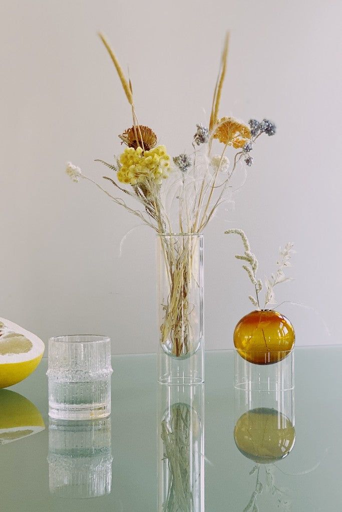 Studio About Flower Tube Vase 20 cm, transparent
