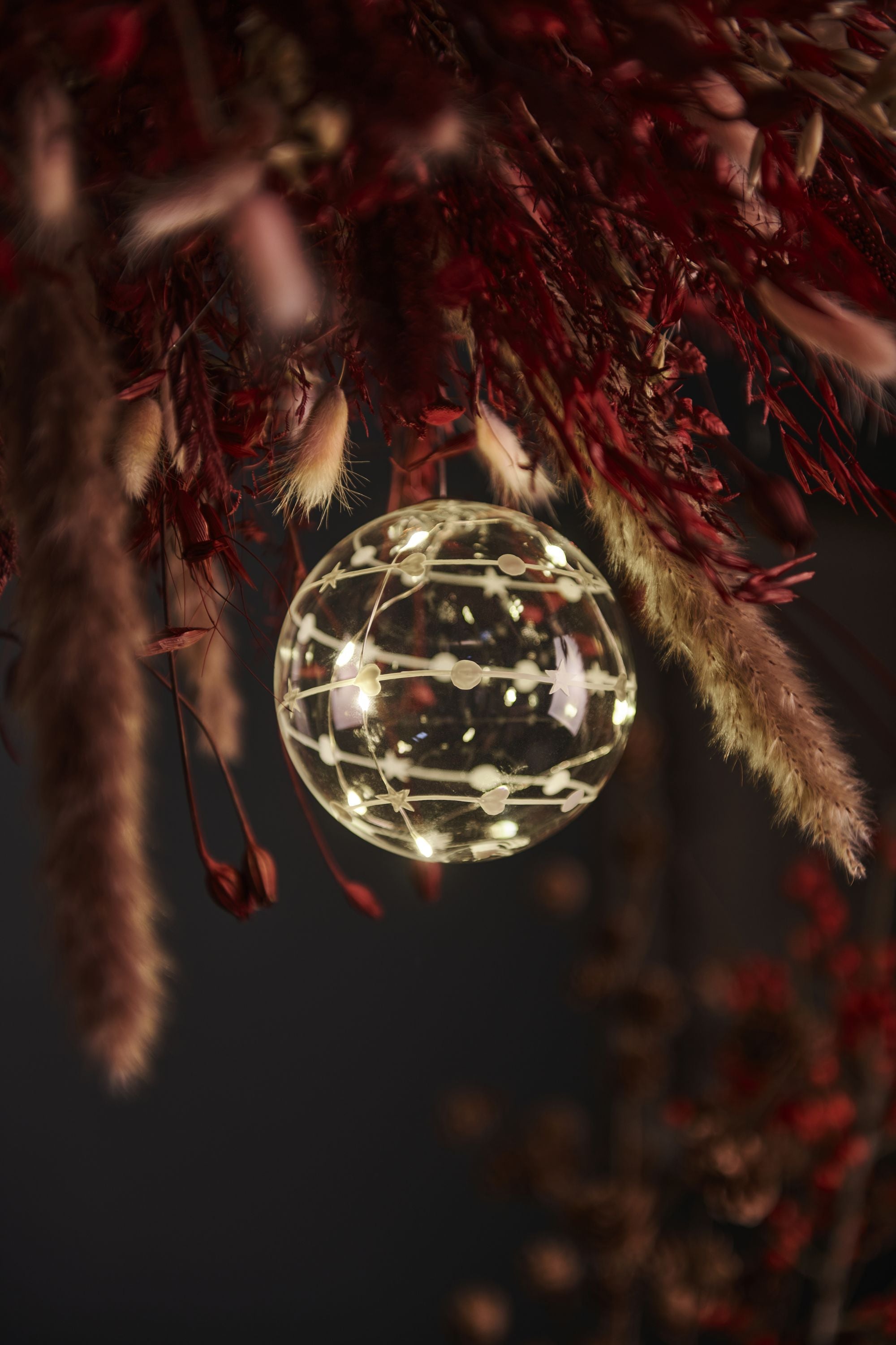 Sirius dulce bola de Navidad Ø10 cm, blanco/claro