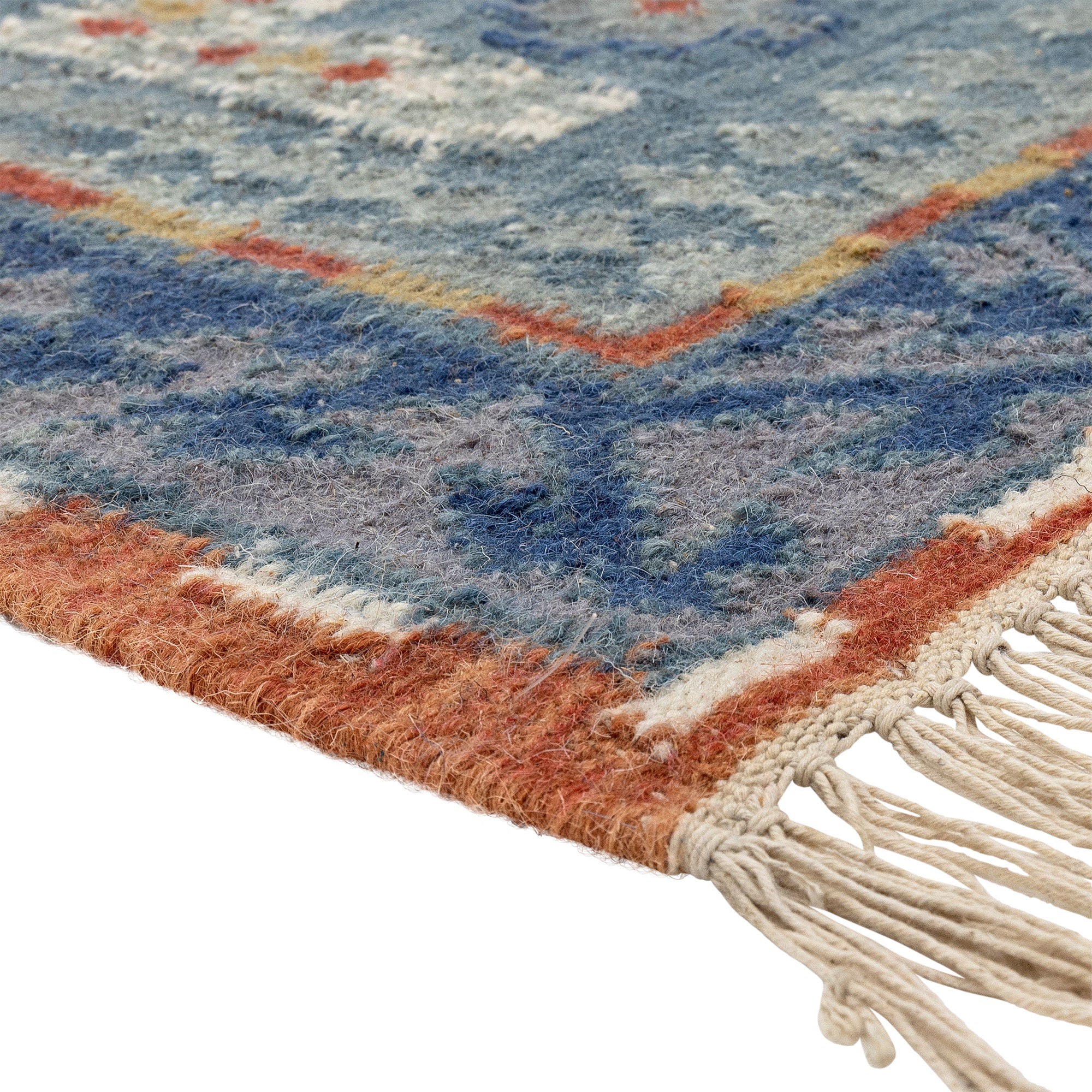 Bloomingville Arsam Rug, Blue, Ull