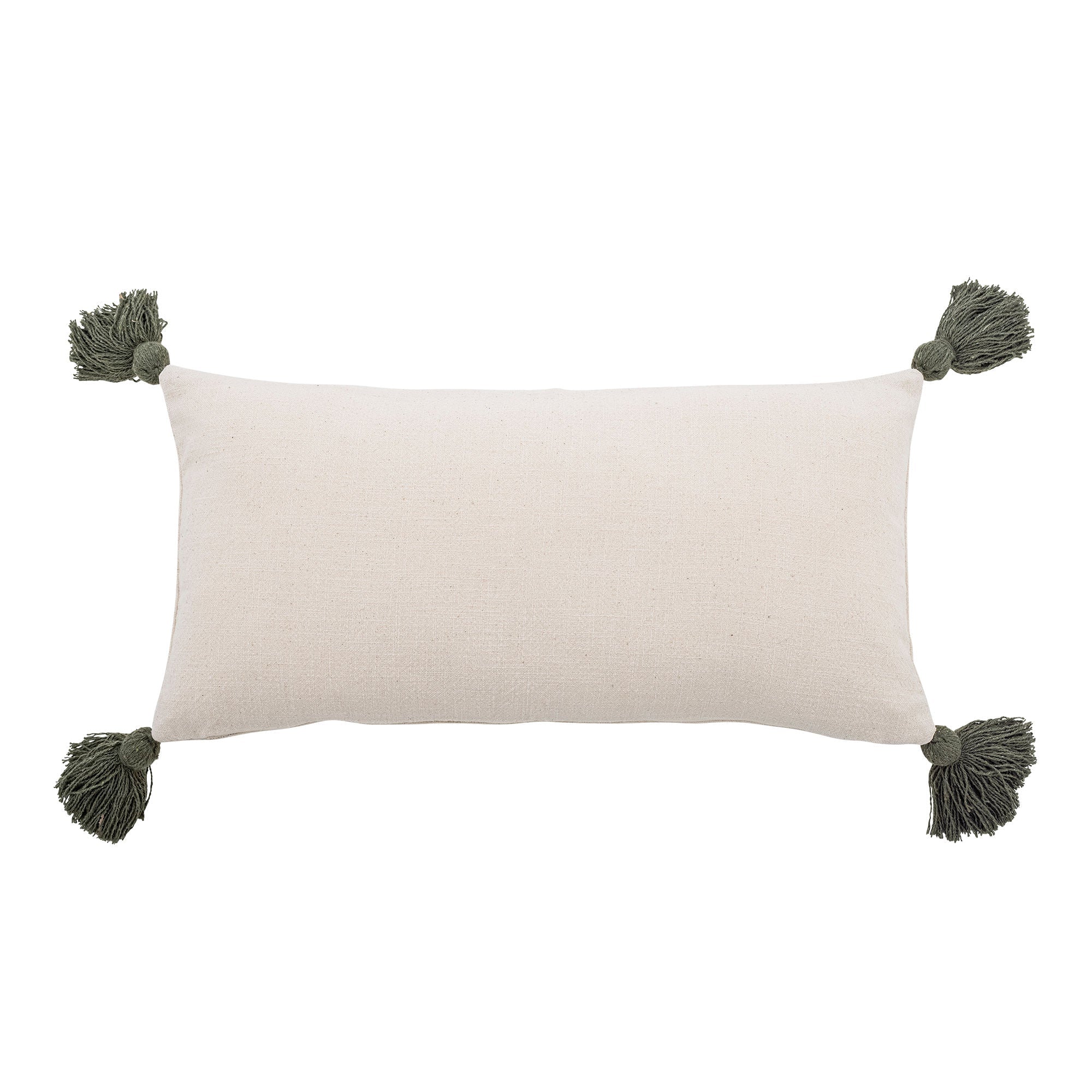 Bloomingville Valentin Cushion, Green, Cotton