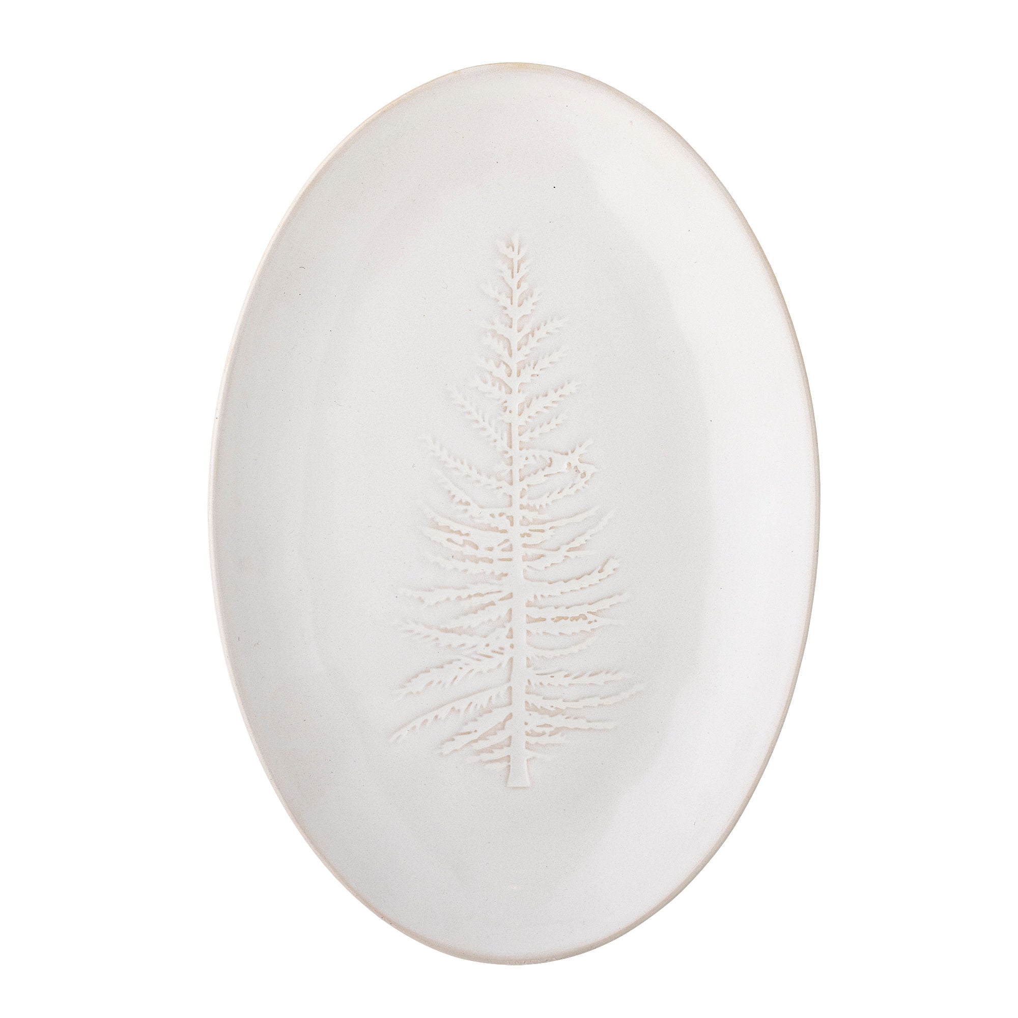 Bloomingville Winter Serving Plate, Nature, Stoneware