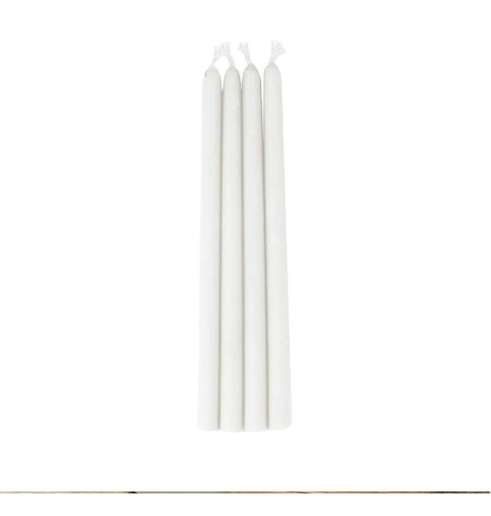 Arkitektmade stearinlys til Gemini Candleholder (4 pcs.), Hvid