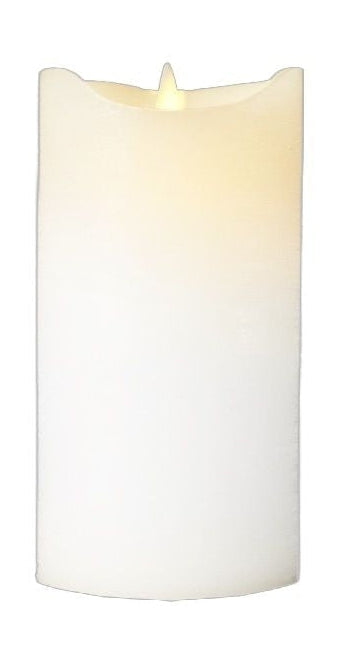 Sirius Sara exclusiva Vela LED Ø7,5x H15cm, blanco