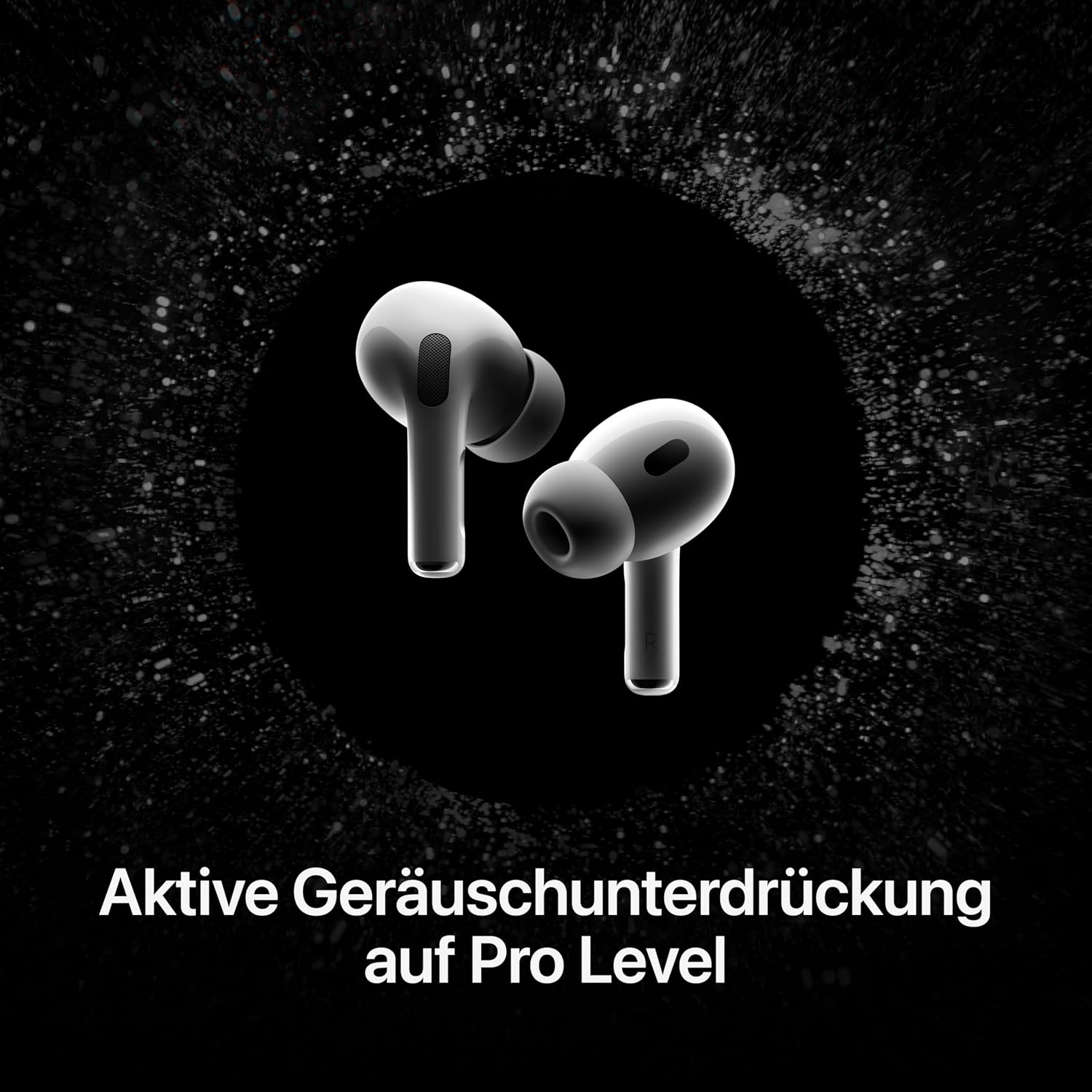 Apple AirPods Pro 2 Draadloze In-Ear Oordopjes, Bluetooth Oordopjes, Actieve Ruisonderdrukking, Hoortoestelfunctie, Transparantiemodus, Gepersonaliseerd 3D Audio, Hi-Fi Geluid, H2 Chip, Opladen via USB-C 