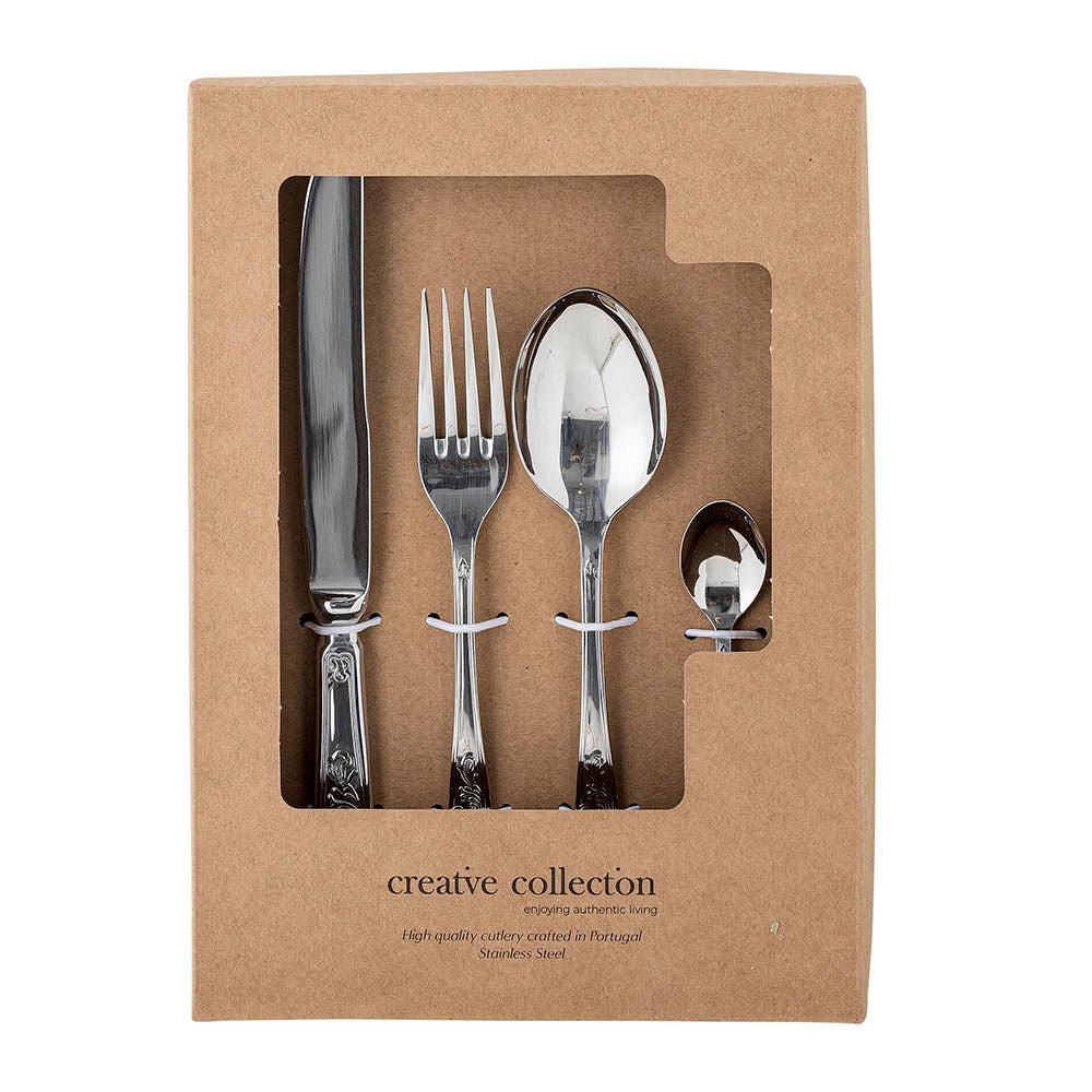 Coleção criativa Tilly Cutlery, prata, aço inoxidável