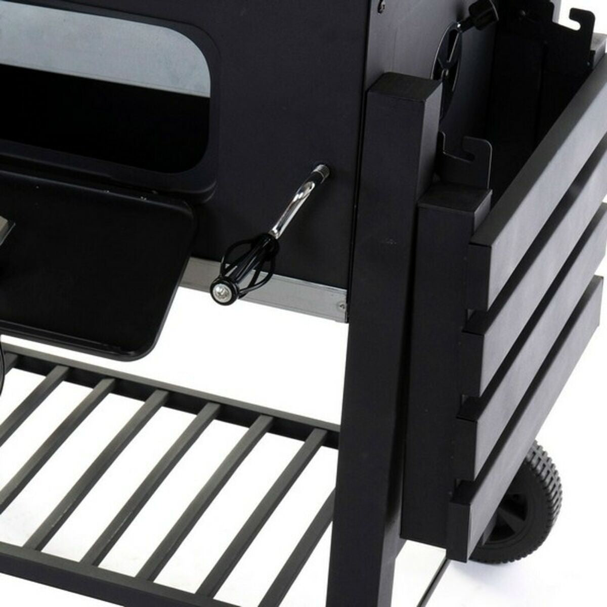 Coal Barbecue with Cover and Wheels DKD Home Decor Steel (140 x 60 x