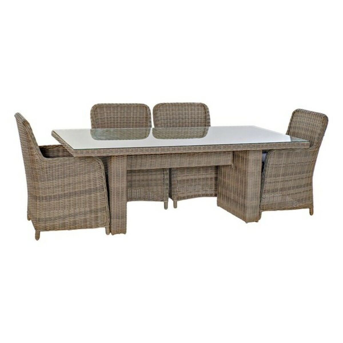 Ensemble de table avec 6 chaises DKD Home Decor 93 cm 200 x 100 x 75 cm (7 pc)