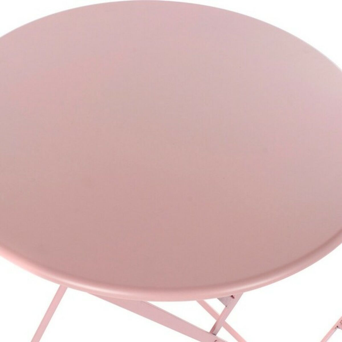 Juego de mesa con 2 sillas DKD Decoración del hogar MB-177410 Rosa 60 x 60 x 75 cm