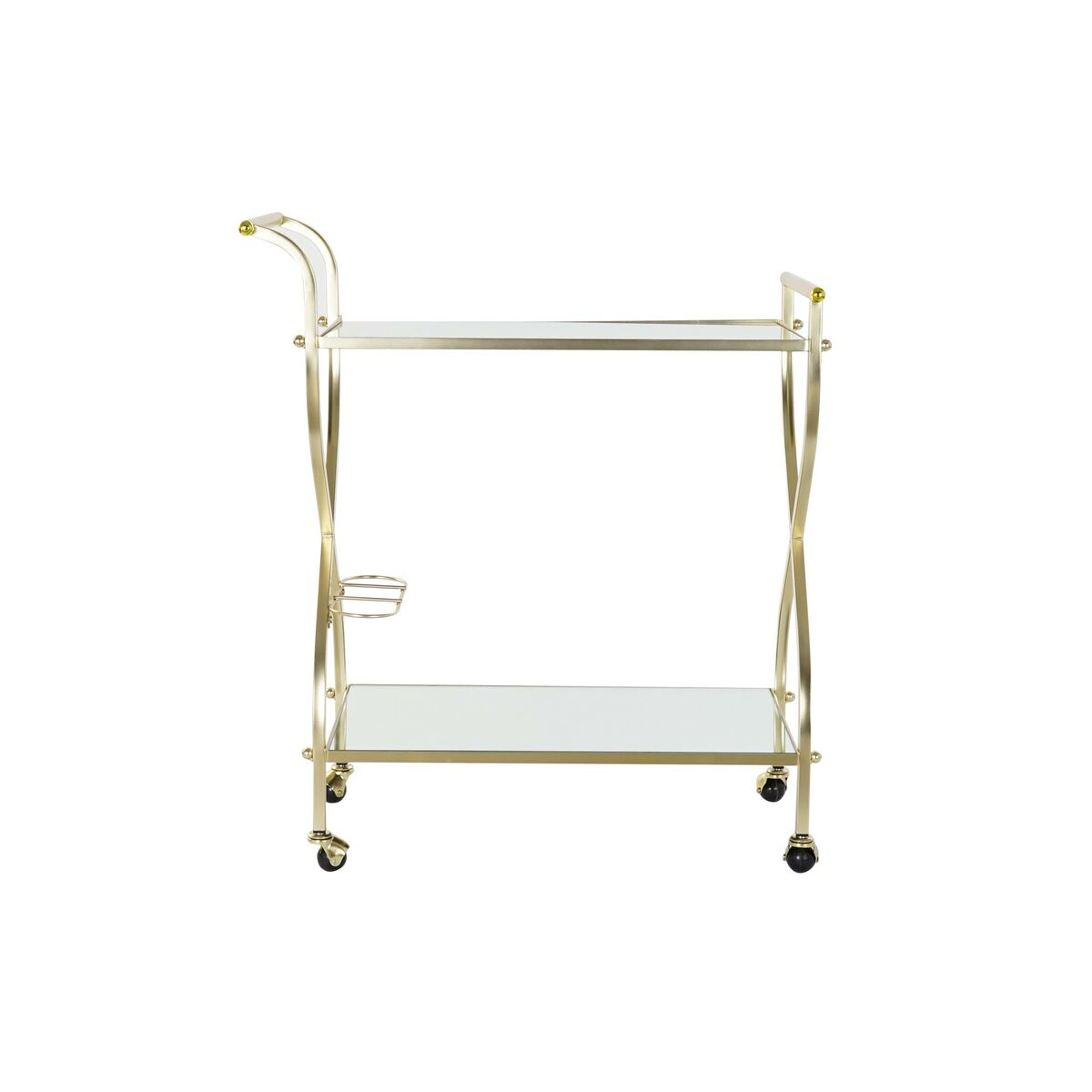 Serviertrolley DKD Home Decor Golden Stahlspiegel 70 x 36,5 x 83 cm