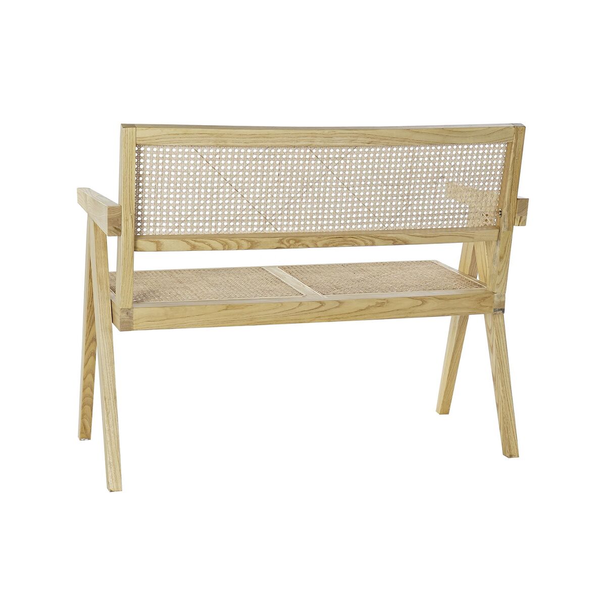 Bench met rugleuning DKD Home Decor Natural Vintage 105,5 x 62 x 83 cm