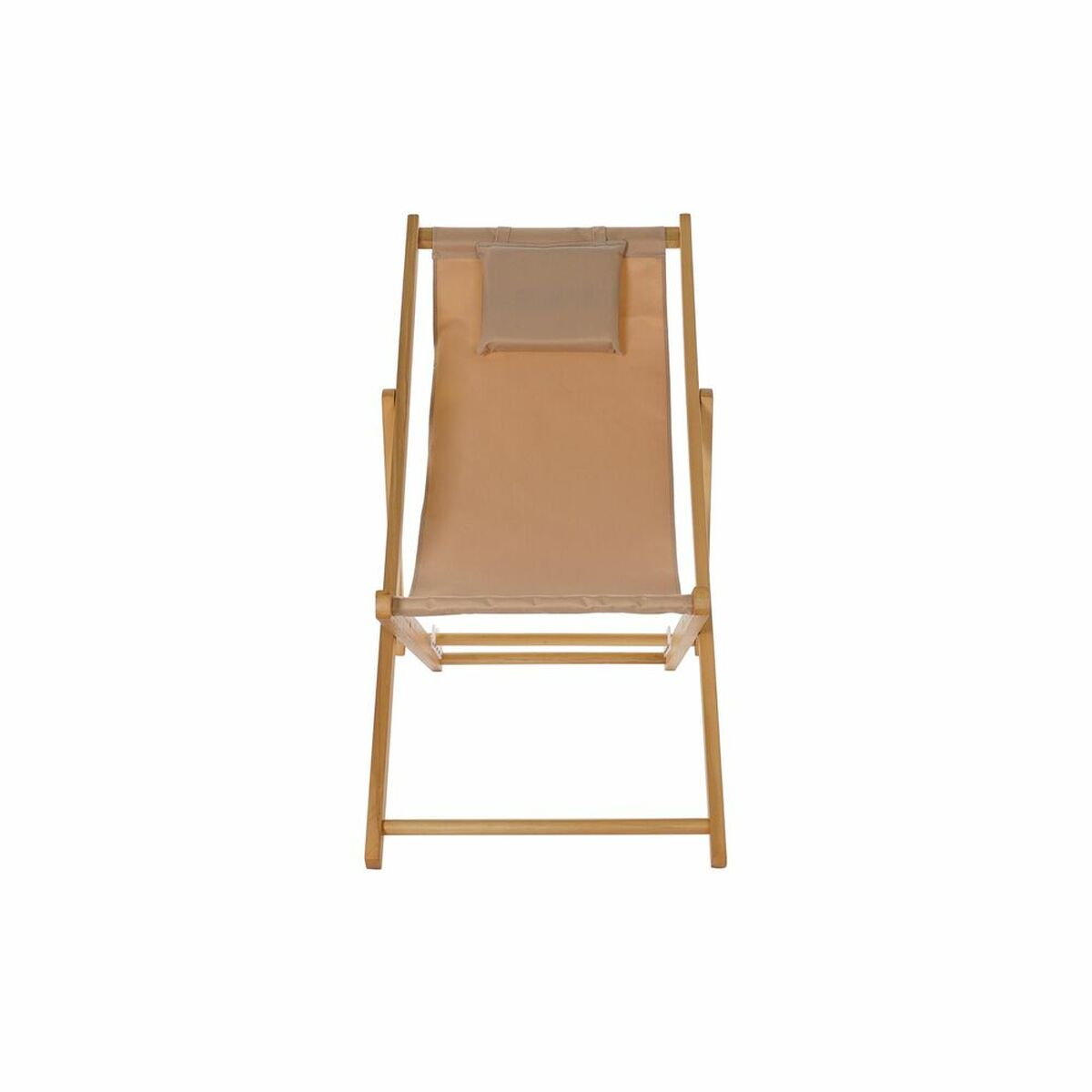 Sun-lounger DKD Home Decor Brown Natural Polyester MDF (57,5 x 113 x