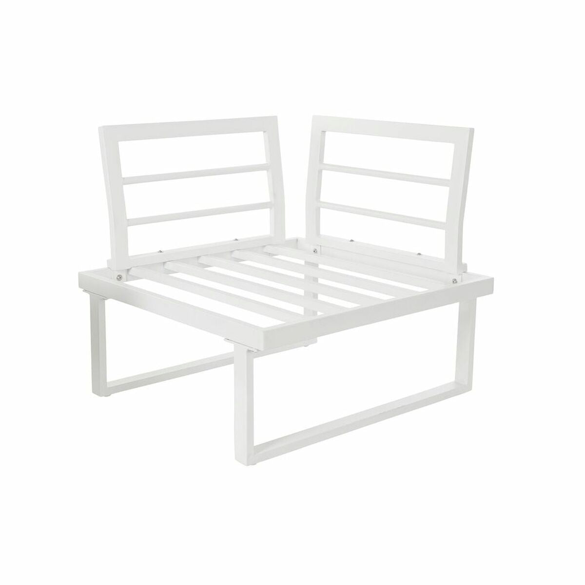 Canapé de jardin dkd décoration intérieure en réalité en résine grise 231 x 219 x 74 cm 231 x