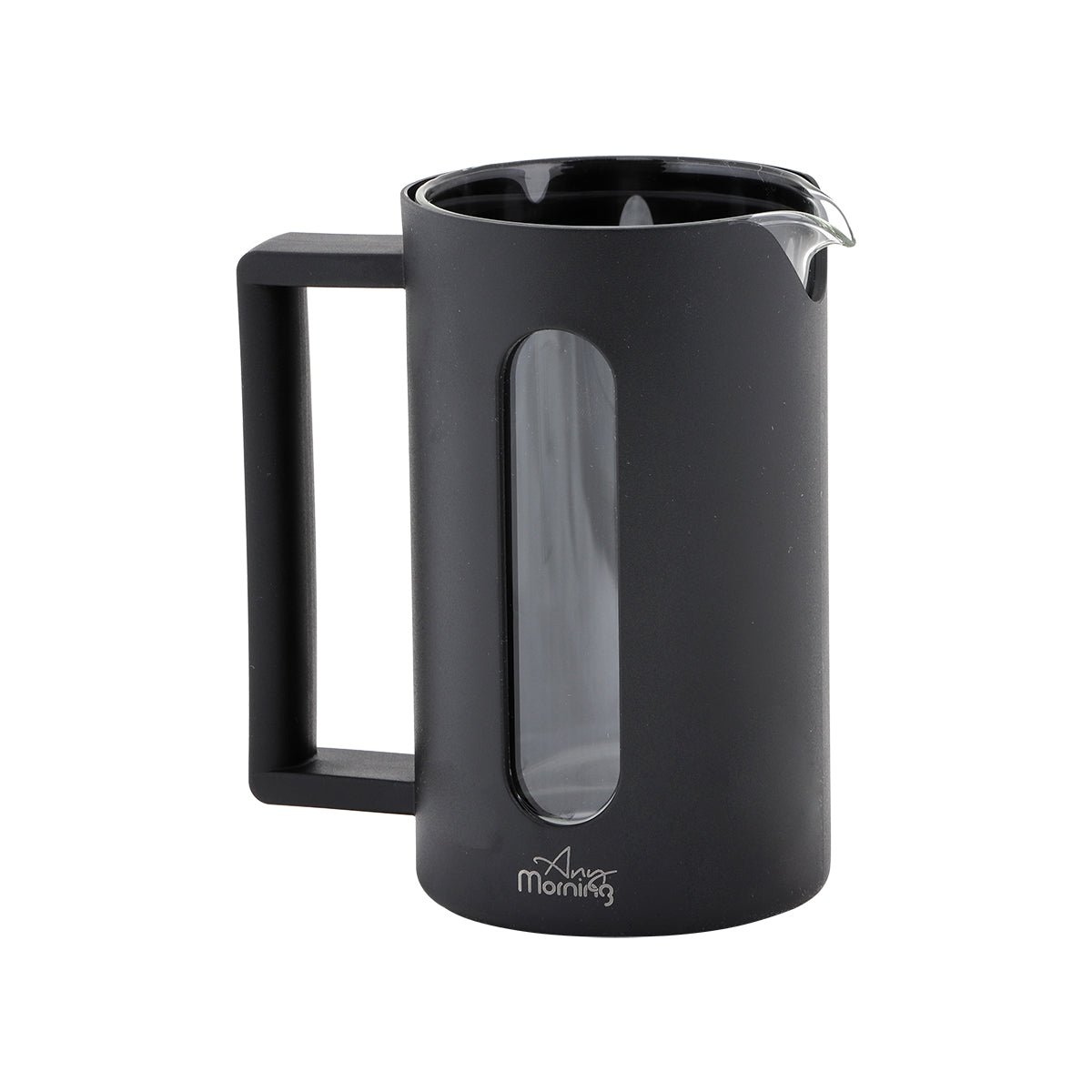 Enhver morgen FF002 French Press Kaffeemaschine Schwarz 600 ml