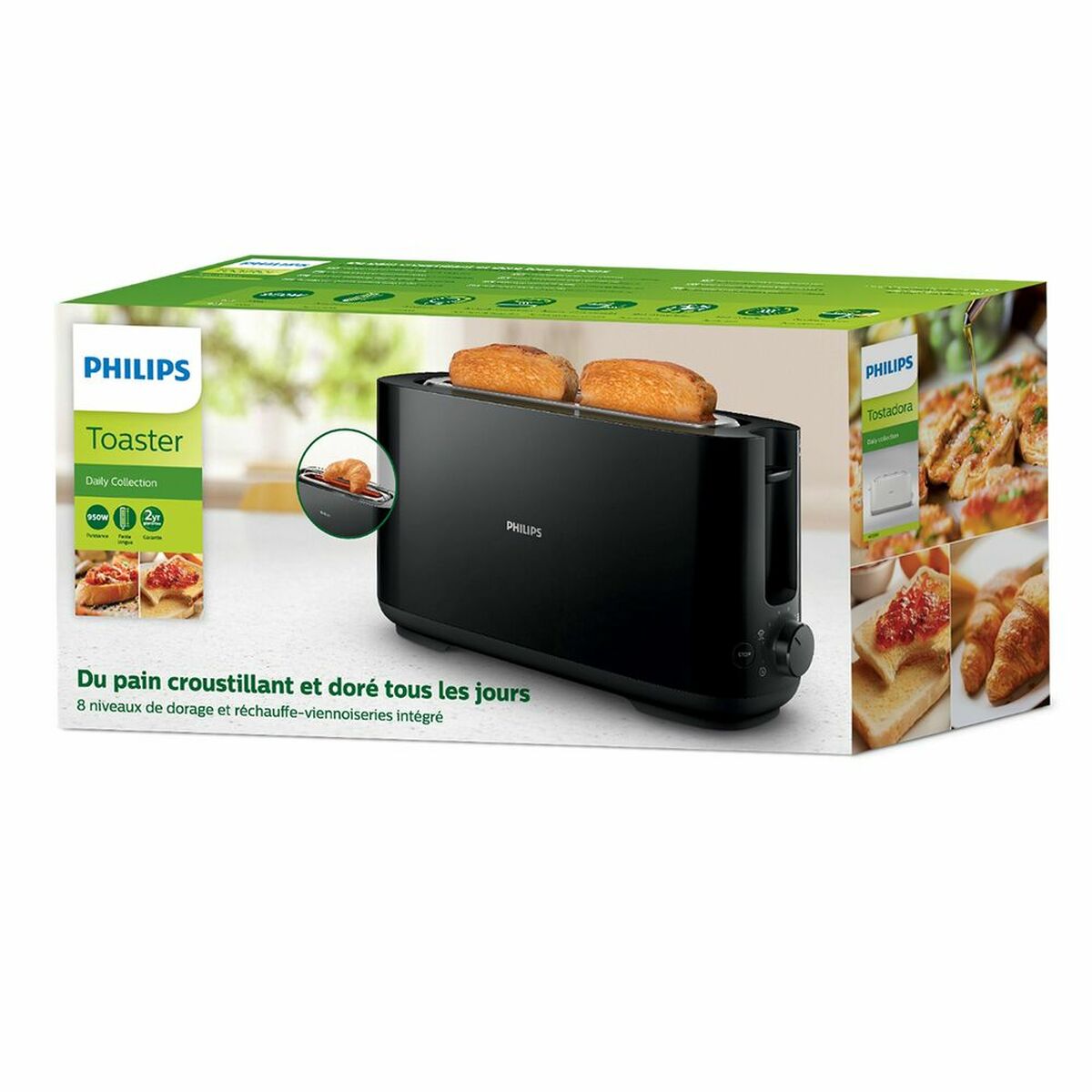 Toaster Philips Tostadora HD2590 / 90 950 W