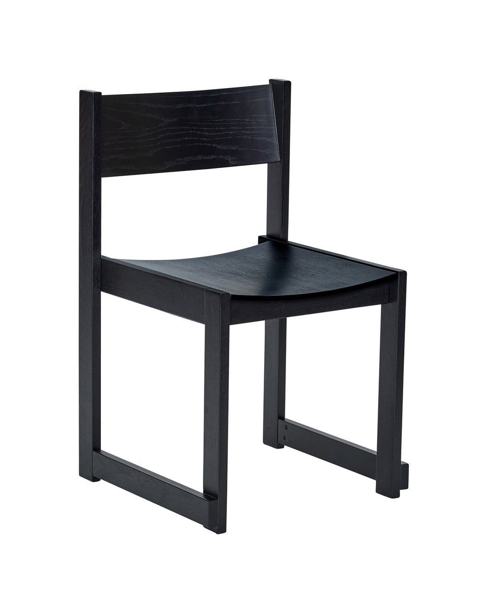 Silla de Comedor Hübsch Forma, Negra 