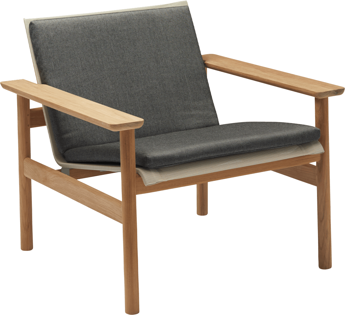 Cojín para Silla de Salón Fritz Hansen Pelagus, Carbón 