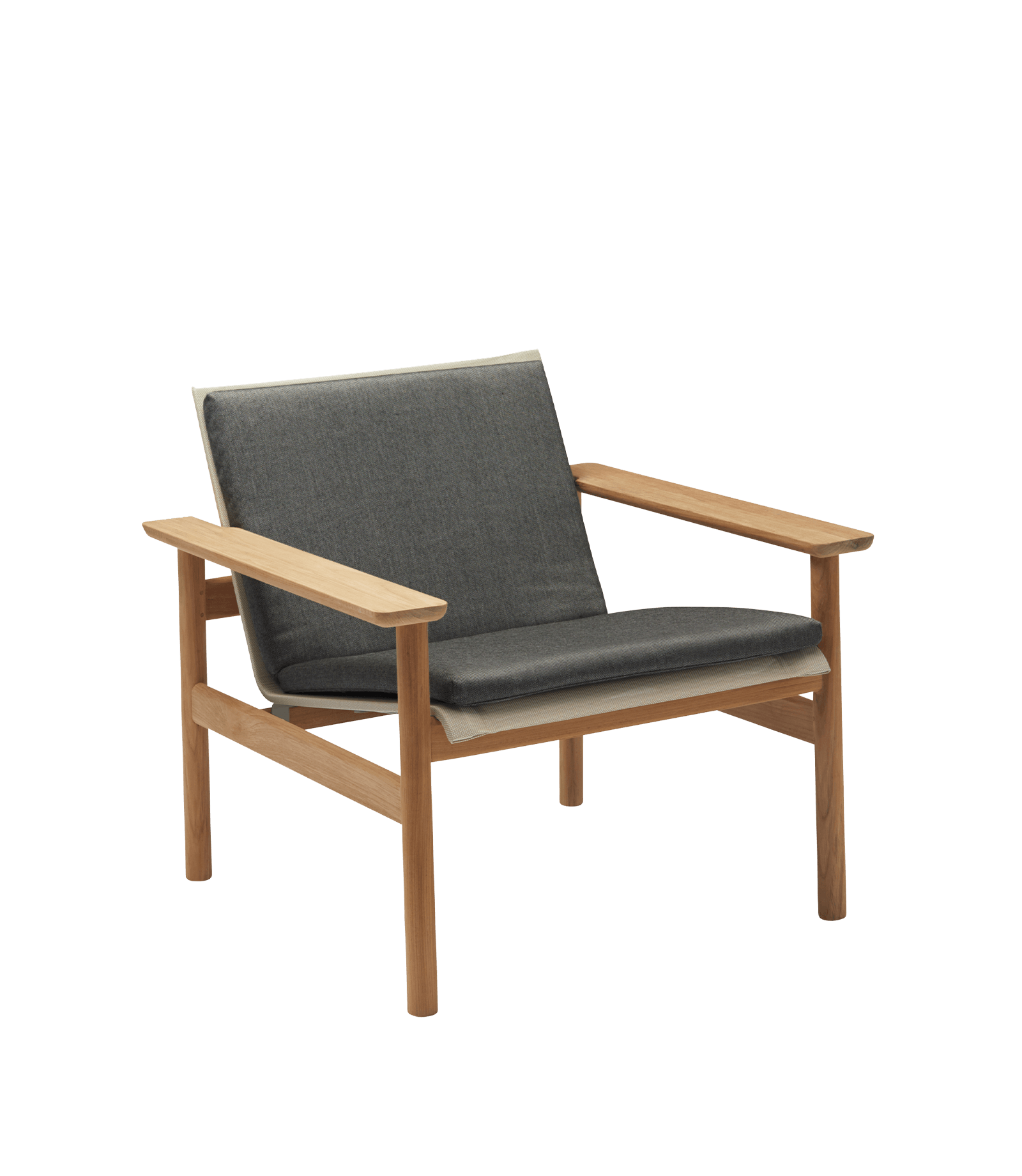 Fritz Hansen Pelagus Outdoor Lounge Chair Teck/Sable 