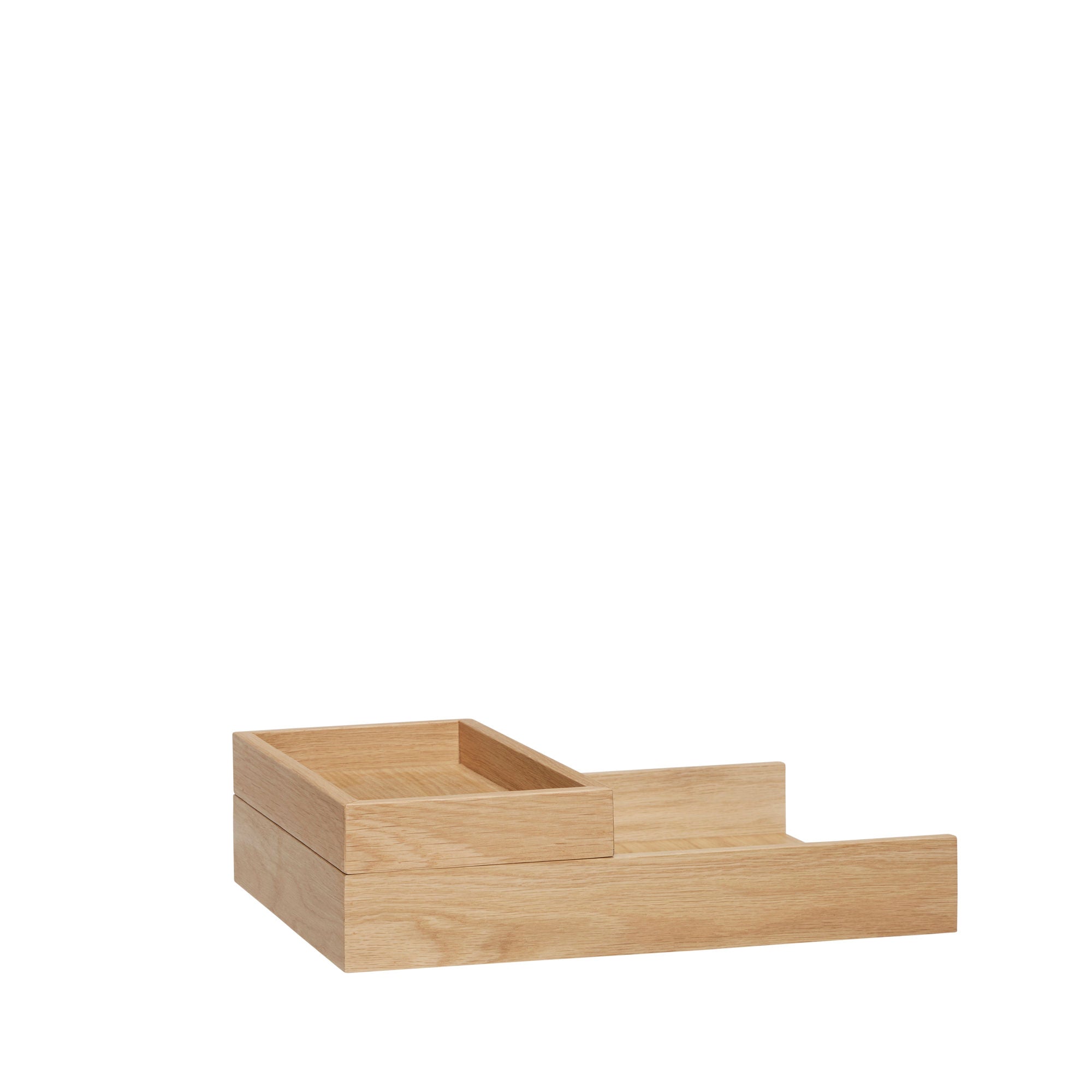 Hübsch Rail Desk Organizer Natural (uppsättning av 2)