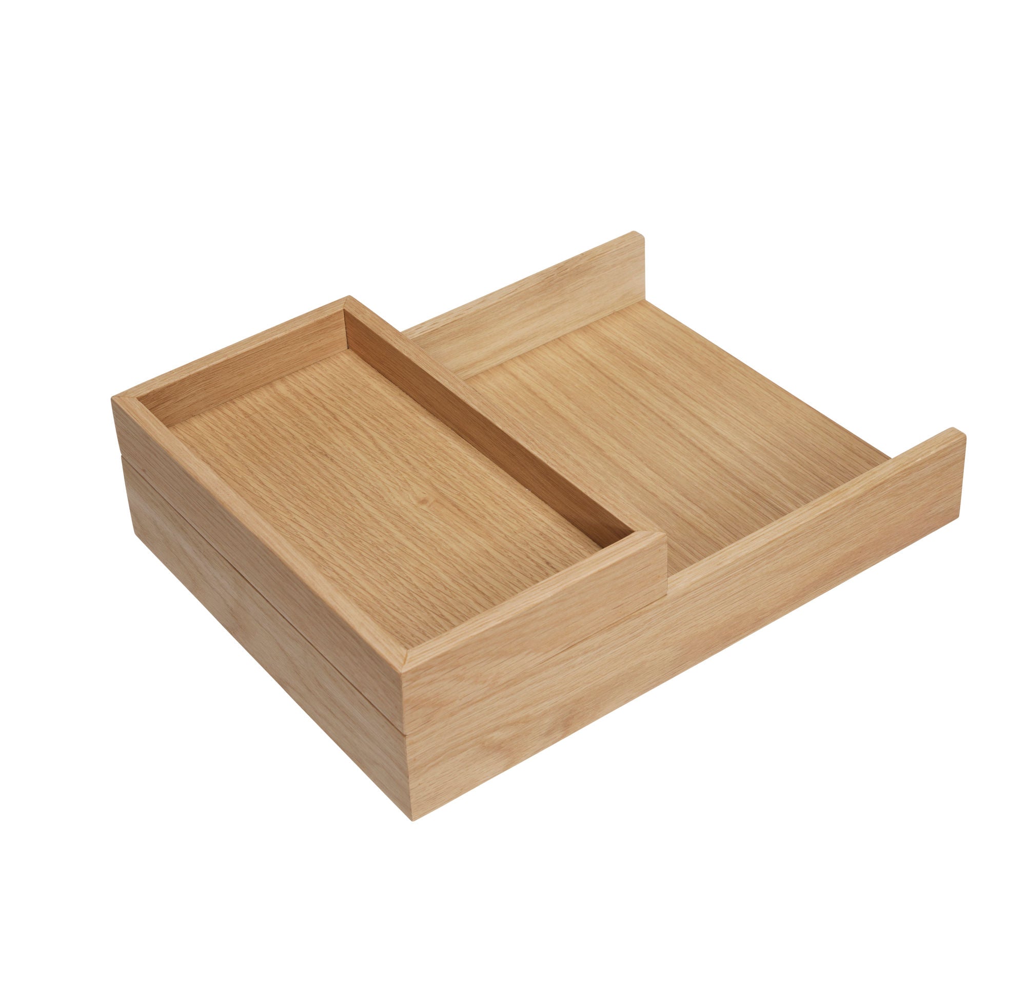 Hübsch Rail Desk Organizer Natural (uppsättning av 2)