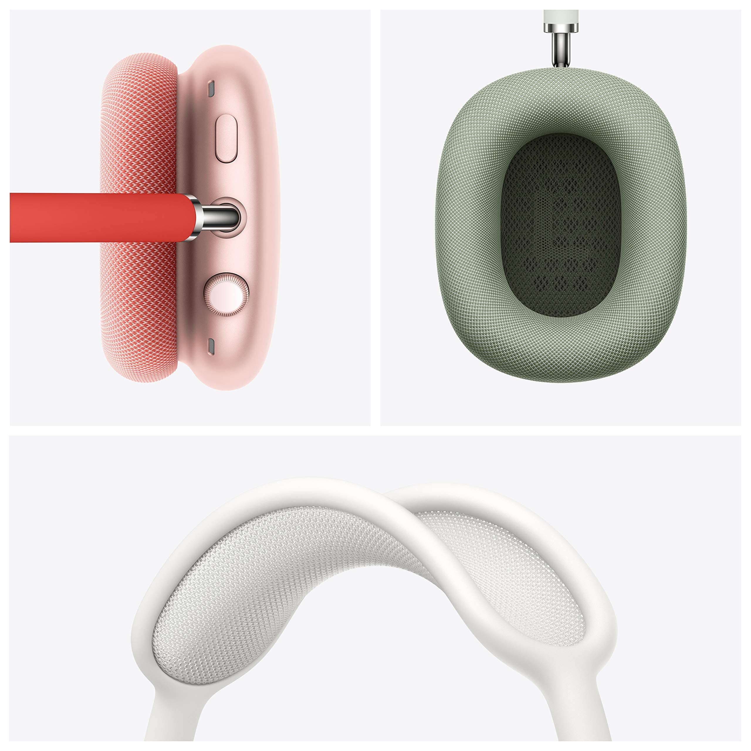 Apple AirPods Max Wireless Kopfhörer, aktive Geräuschunterdrückung auf Pro Level, Transparenzmodus, personalisiertes 3D-Audio, USB-C Ladecase, Blau 