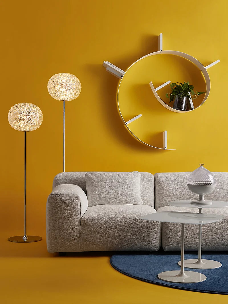 Kartell Planet Floor Lamp 160 cm, rök