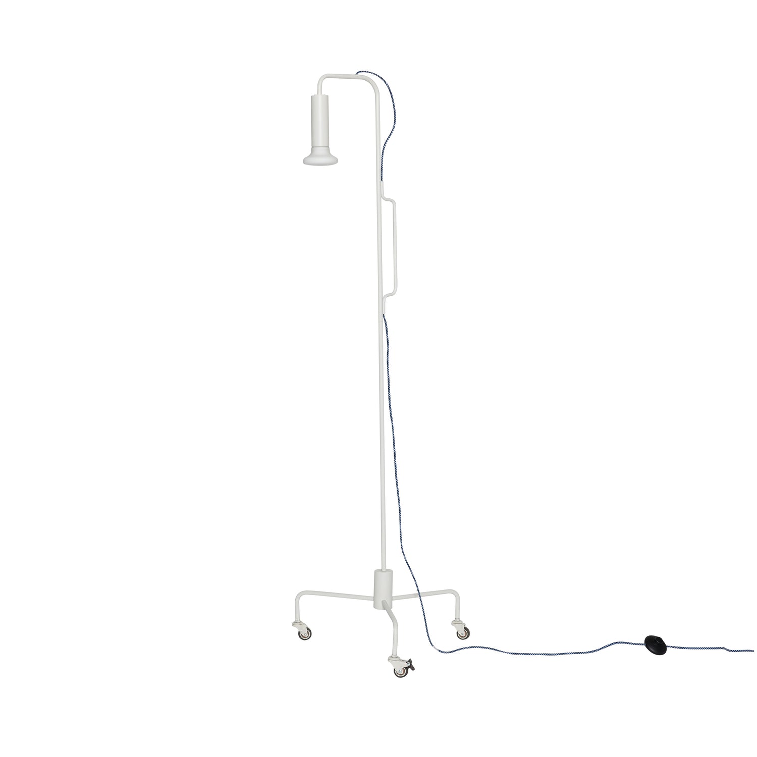 Hübsch Iso Floor Lamp, Light Grey