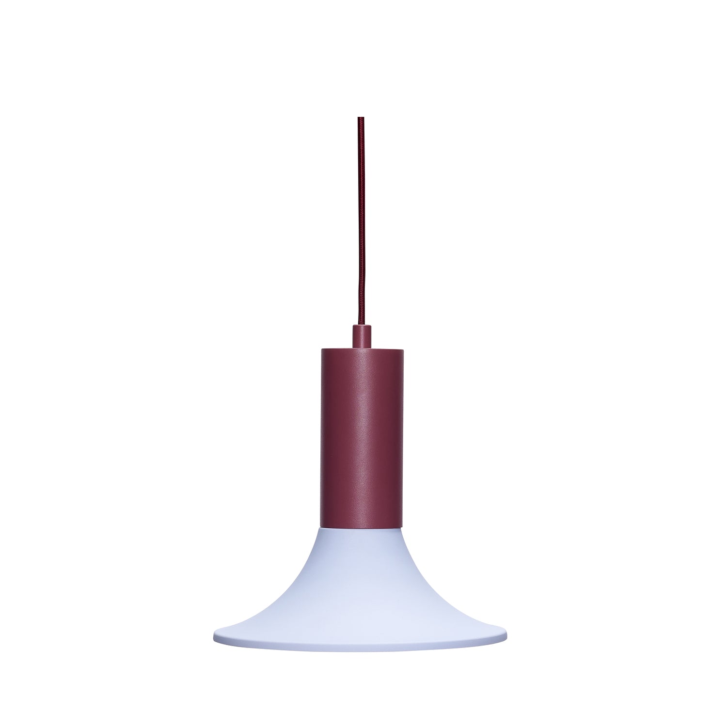 Hübsch Luminary Pendant, Burgundy/Blue