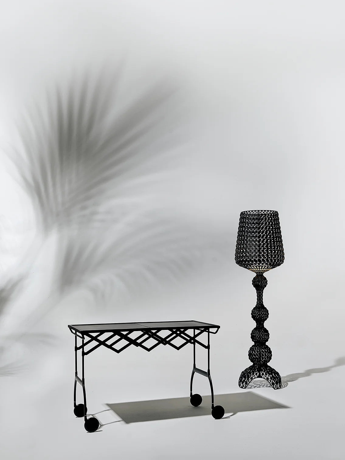 Kartell Battista Trolley, noir