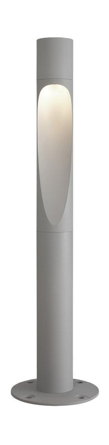 Louis Poulsen Flindt Bollard Classe I a mené 3000 K 12 W Dali Post avec plaque de base, aluminium